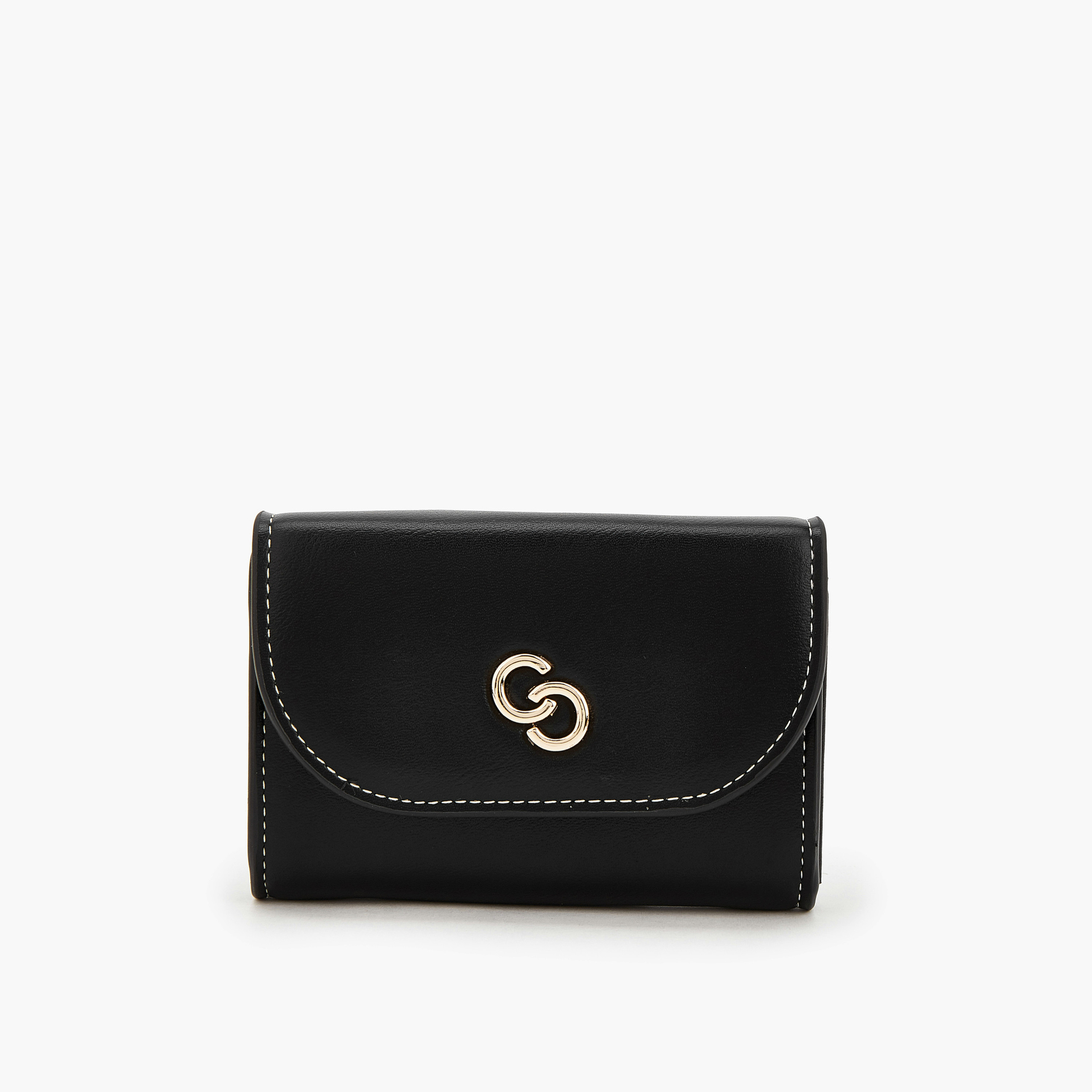Celeste Solid Cardholder with Snap Button Closure-women-bagsandwallets-wallets-image-1