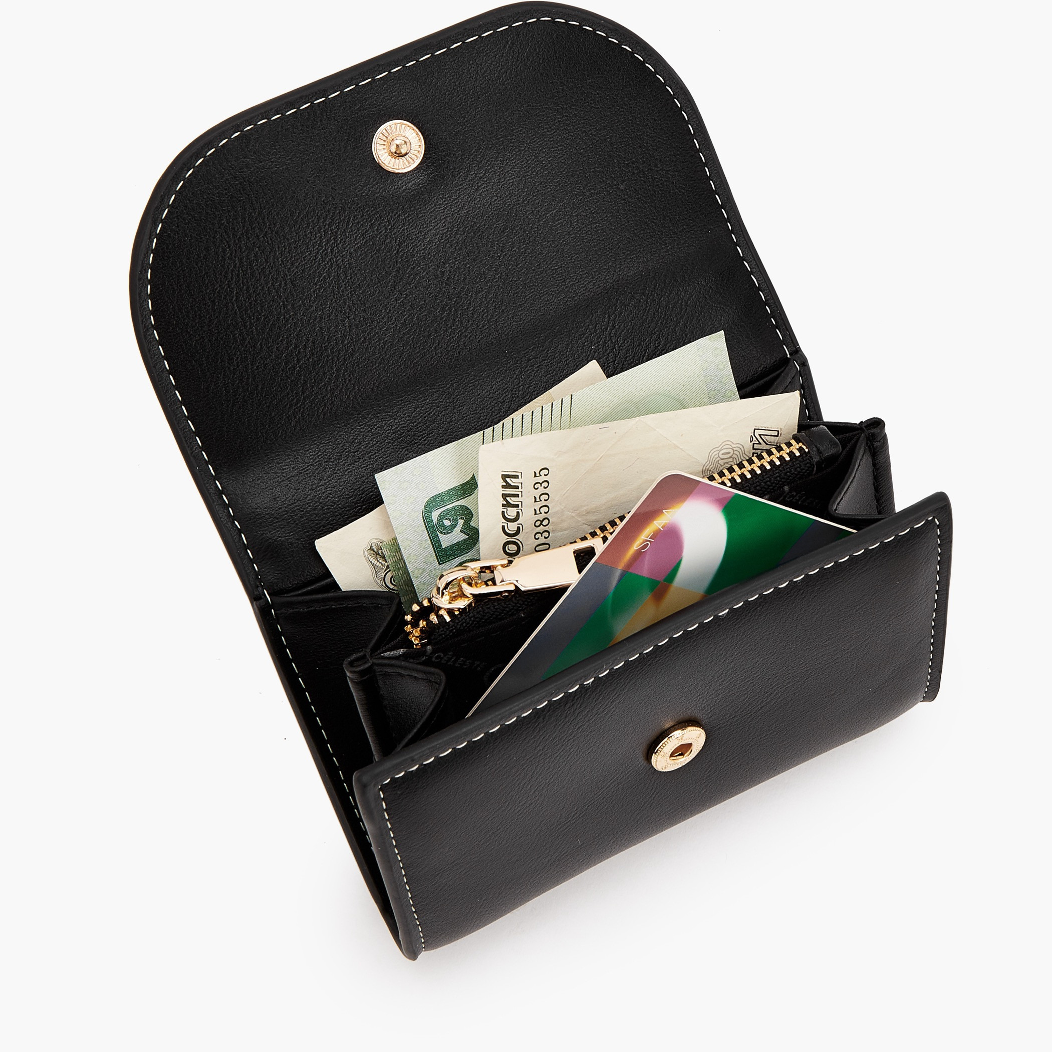 Celeste Solid Cardholder with Snap Button Closure-women-bagsandwallets-wallets-image-7