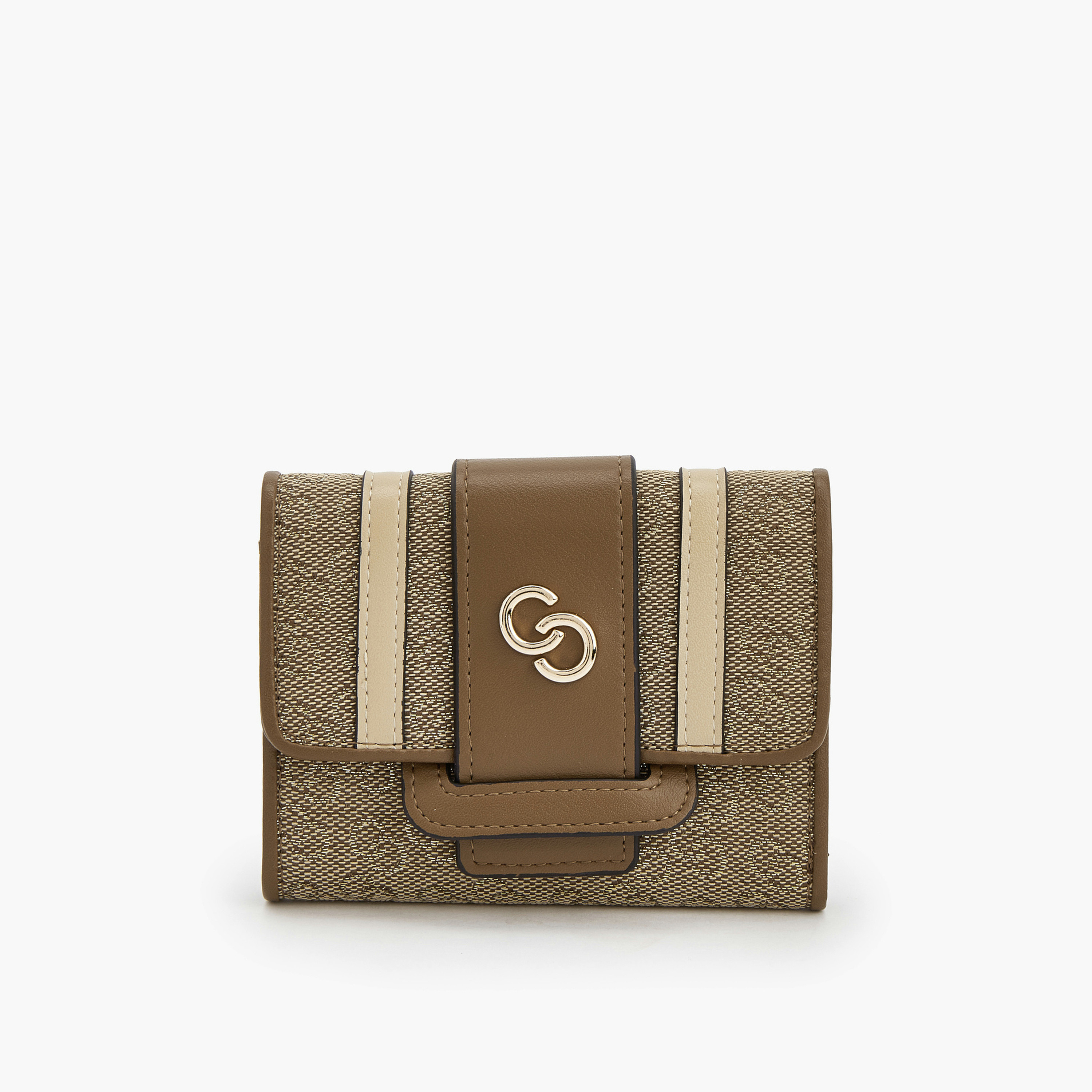 Celeste Monogram Wallet with Button Closure-women-bagsandwallets-wallets-image-1