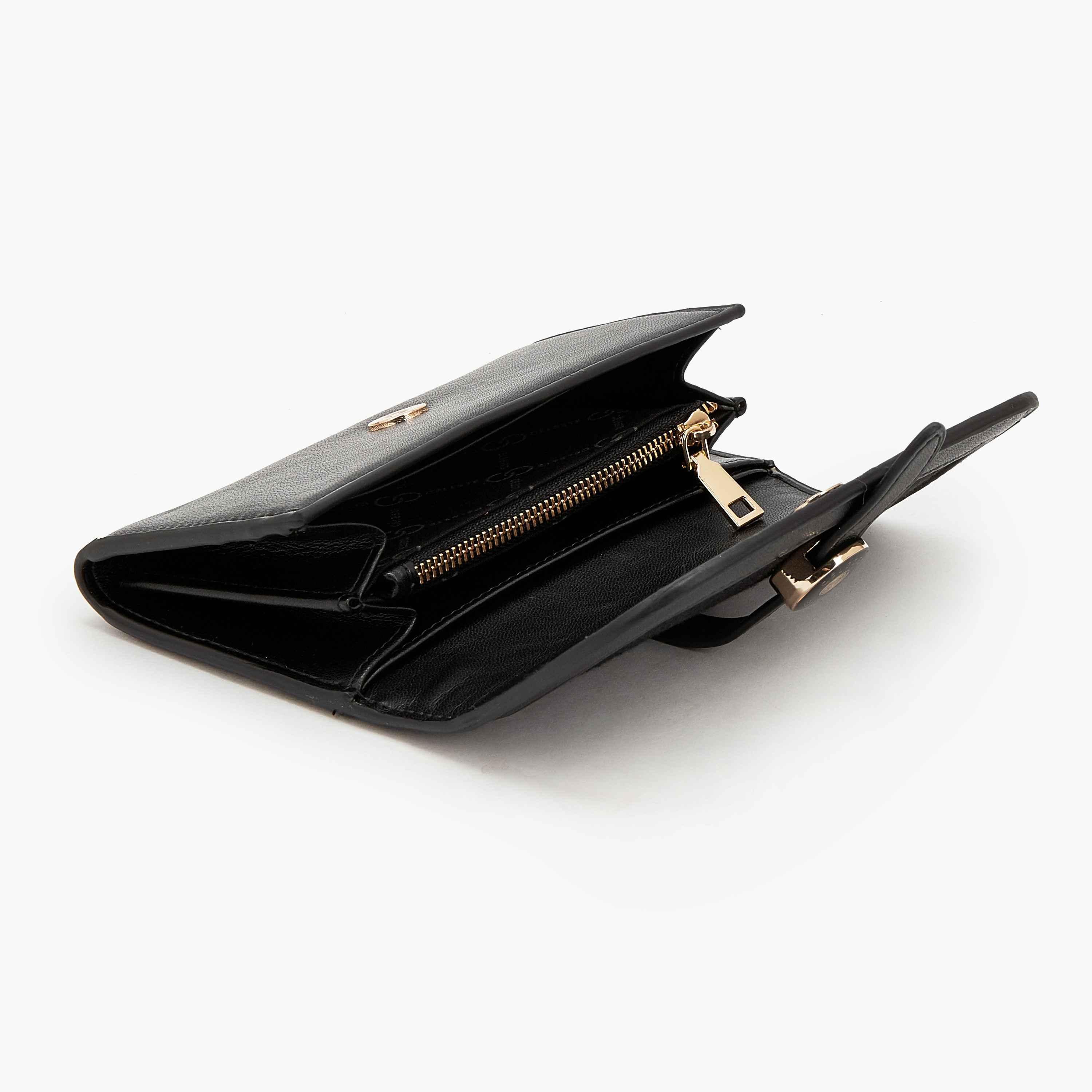 Celeste Textured Wallet with Magnetic Flap Closure-women-bagsandwallets-wallets-image-6
