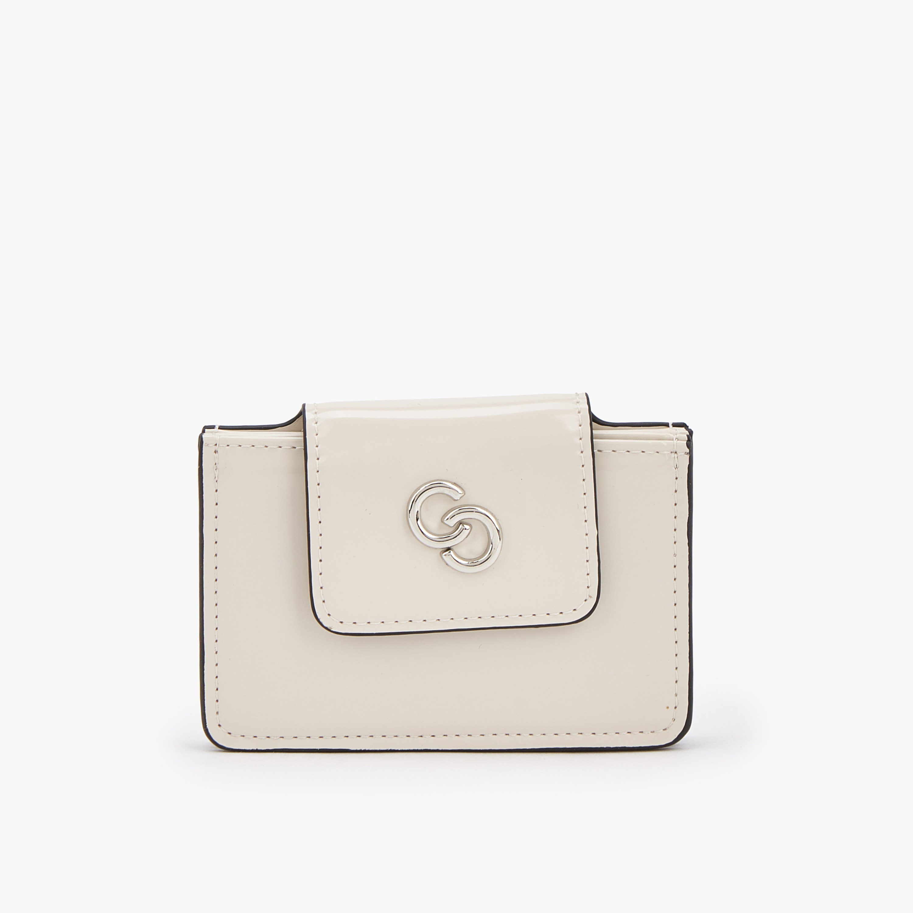 Celeste Solid Card Holder with Snap Button Closure-women-bagsandwallets-wallets-image-1