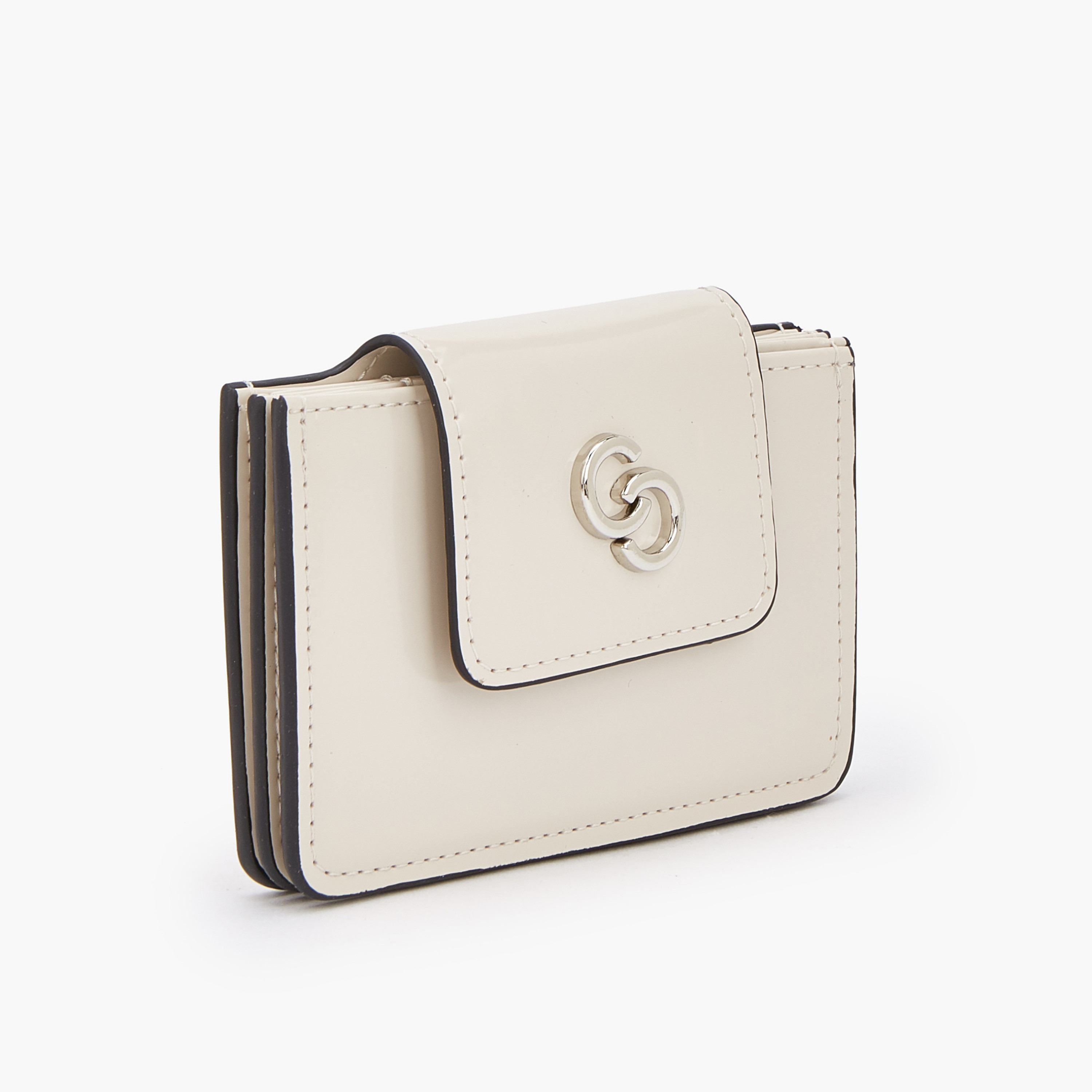 Celeste Solid Card Holder with Snap Button Closure-women-bagsandwallets-wallets-image-2
