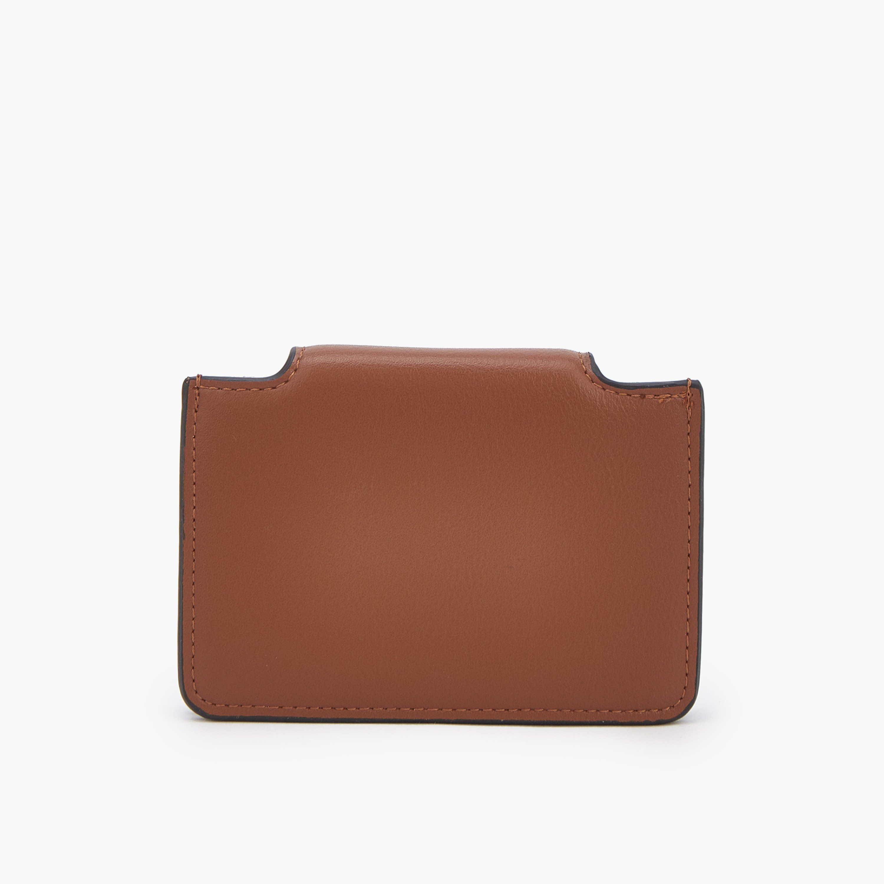 Celeste Monogram Print Card Holder with Snap Button Closure-women-bagsandwallets-wallets-image-3