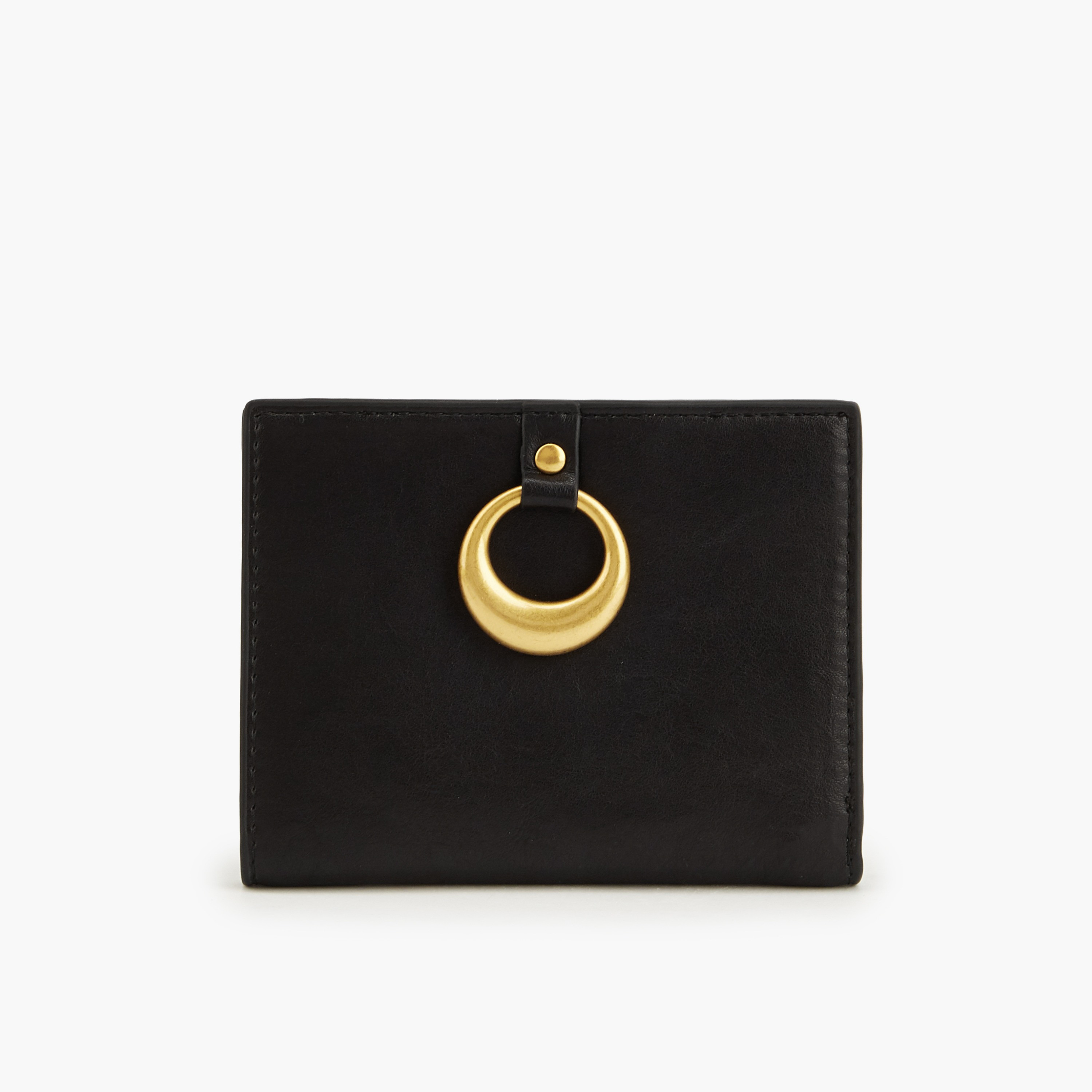 محفظة بطية ثنائية وحلية ميتاليك من سيليست-women-bagsandwallets-wallets-image-1
