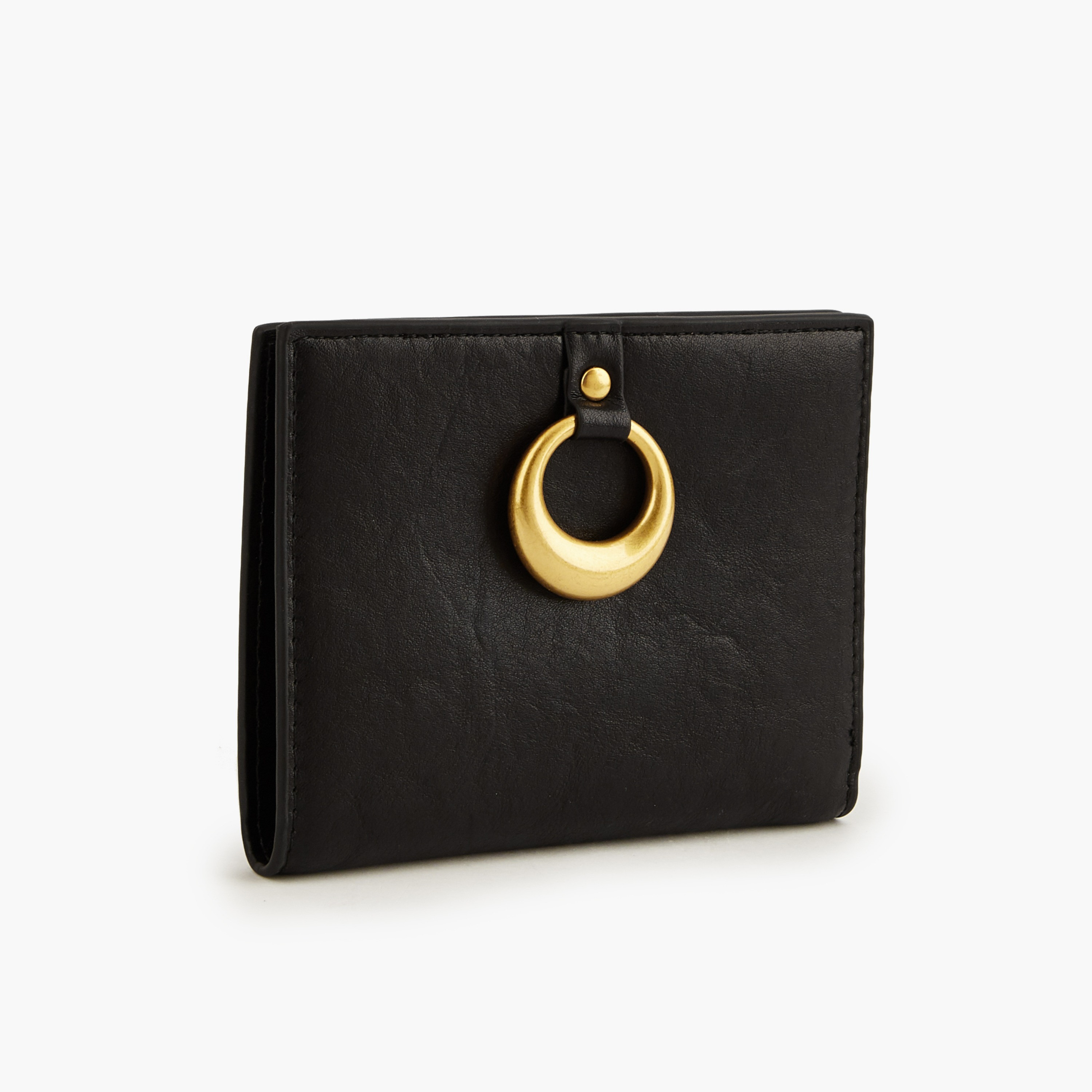 محفظة بطية ثنائية وحلية ميتاليك من سيليست-women-bagsandwallets-wallets-image-2