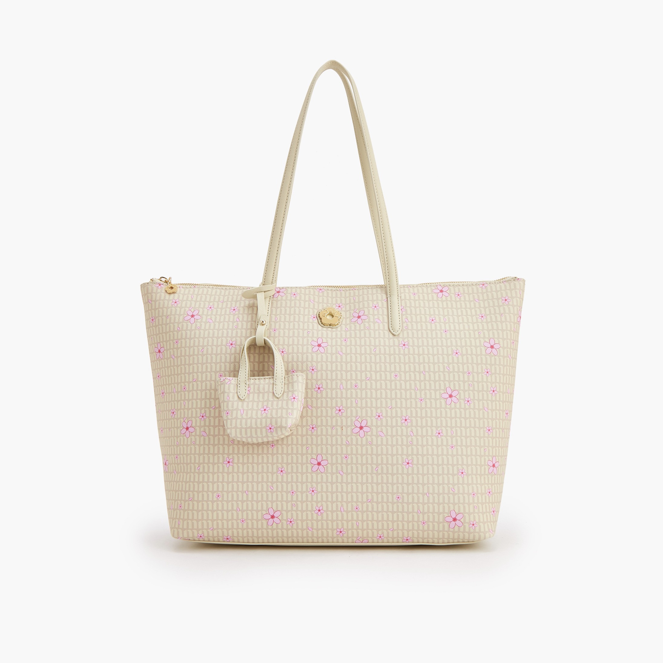 Missy Floral Print Tote Bag with Coin Pouch-women-bagsandwallets-handbags-image-1