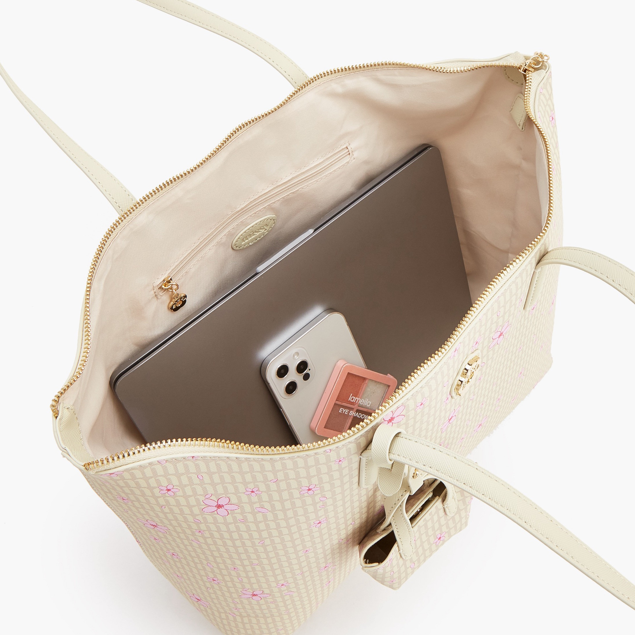 Missy Floral Print Tote Bag with Coin Pouch-women-bagsandwallets-handbags-image-7