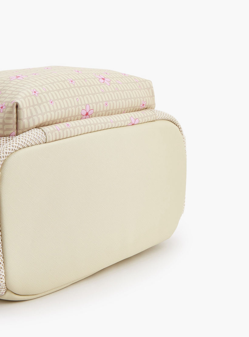 شنطة ظهر بطبعات زهرية وأحزمة كتف قابلة للتعديل من ميسي-women-bagsandwallets-backpacks-image-8