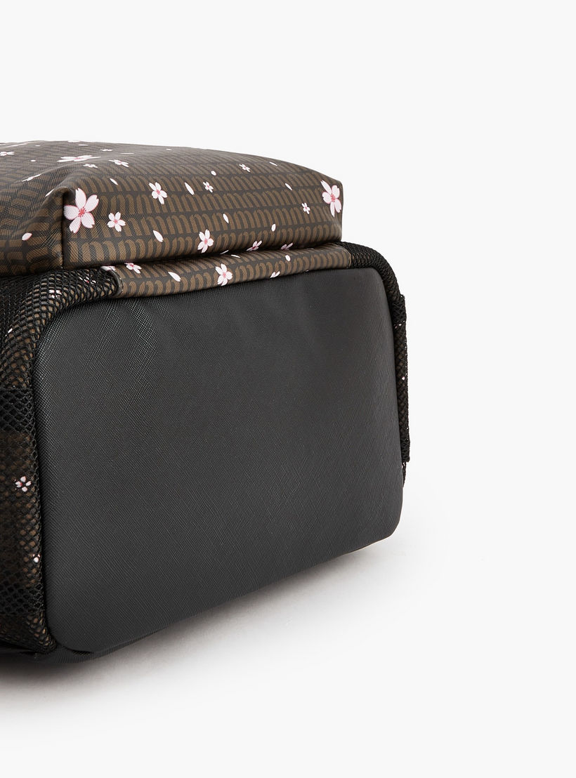 شنطة ظهر بطبعات زهرية وأحزمة كتف قابلة للتعديل من ميسي-women-bagsandwallets-backpacks-image-8