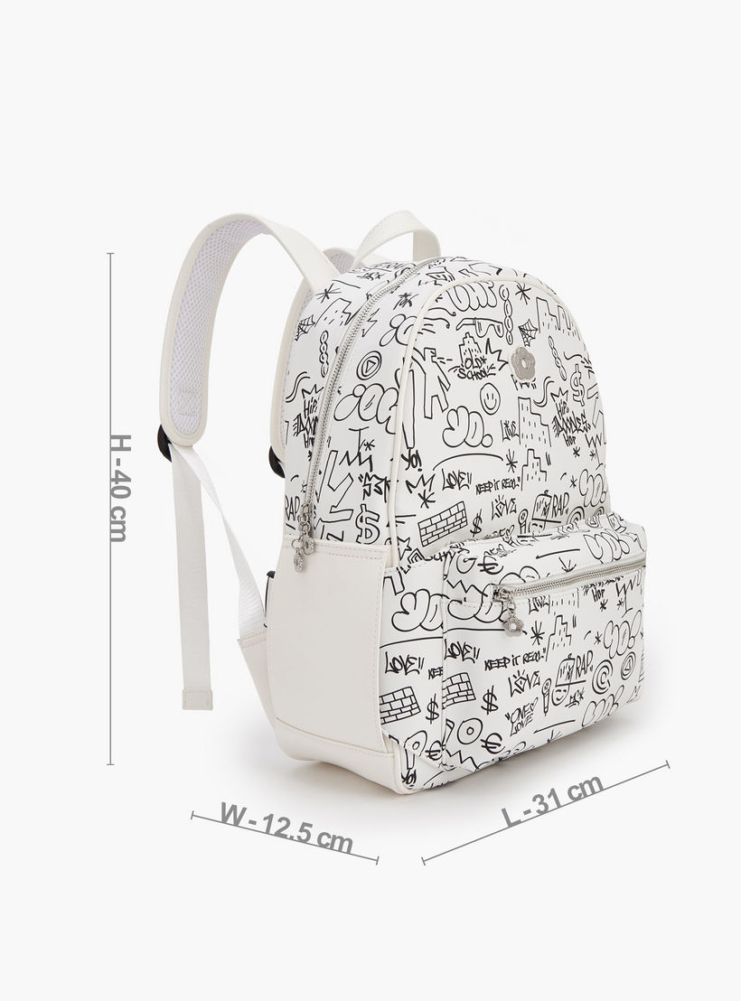 شنطة ظهر بأحزمة كتف قابلة للتعديل وطبعات من ميسي-school-bagsandbackpacks-backpacks-image-5