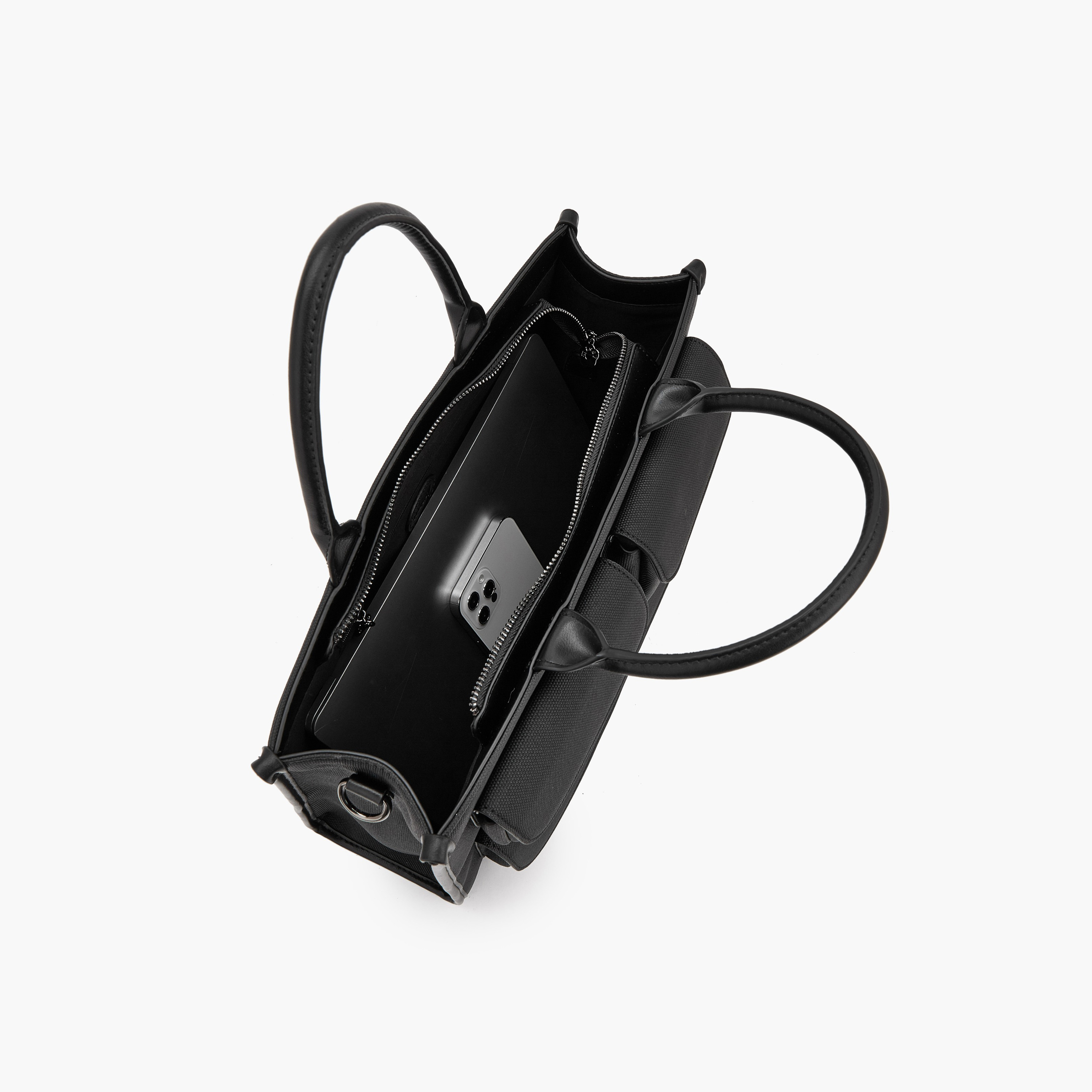 Missy Solid Tote Bag with Zip Closure-women-bagsandwallets-handbags-image-7