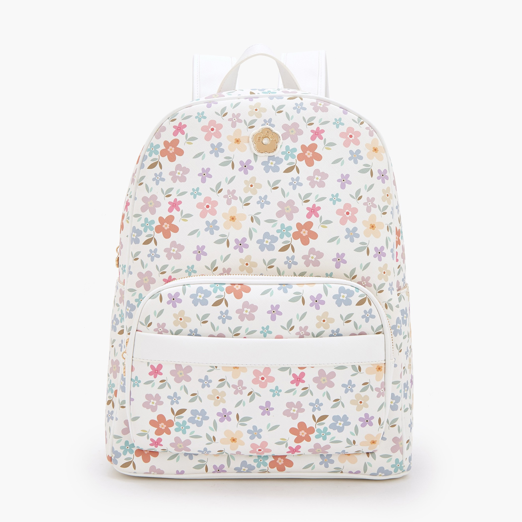 Missy Floral Print Backpack with Padded Shoulder Pads-women-bagsandwallets-backpacks-image-1