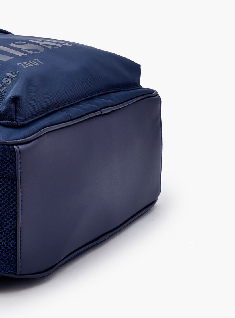 طقم شنطة ظهر مدرسية قطعتين بطبعة شعار للبنات مع مقلمة من ميسي - 30×12×40 سم-school-bagsandbackpacks-backpacks-image-7