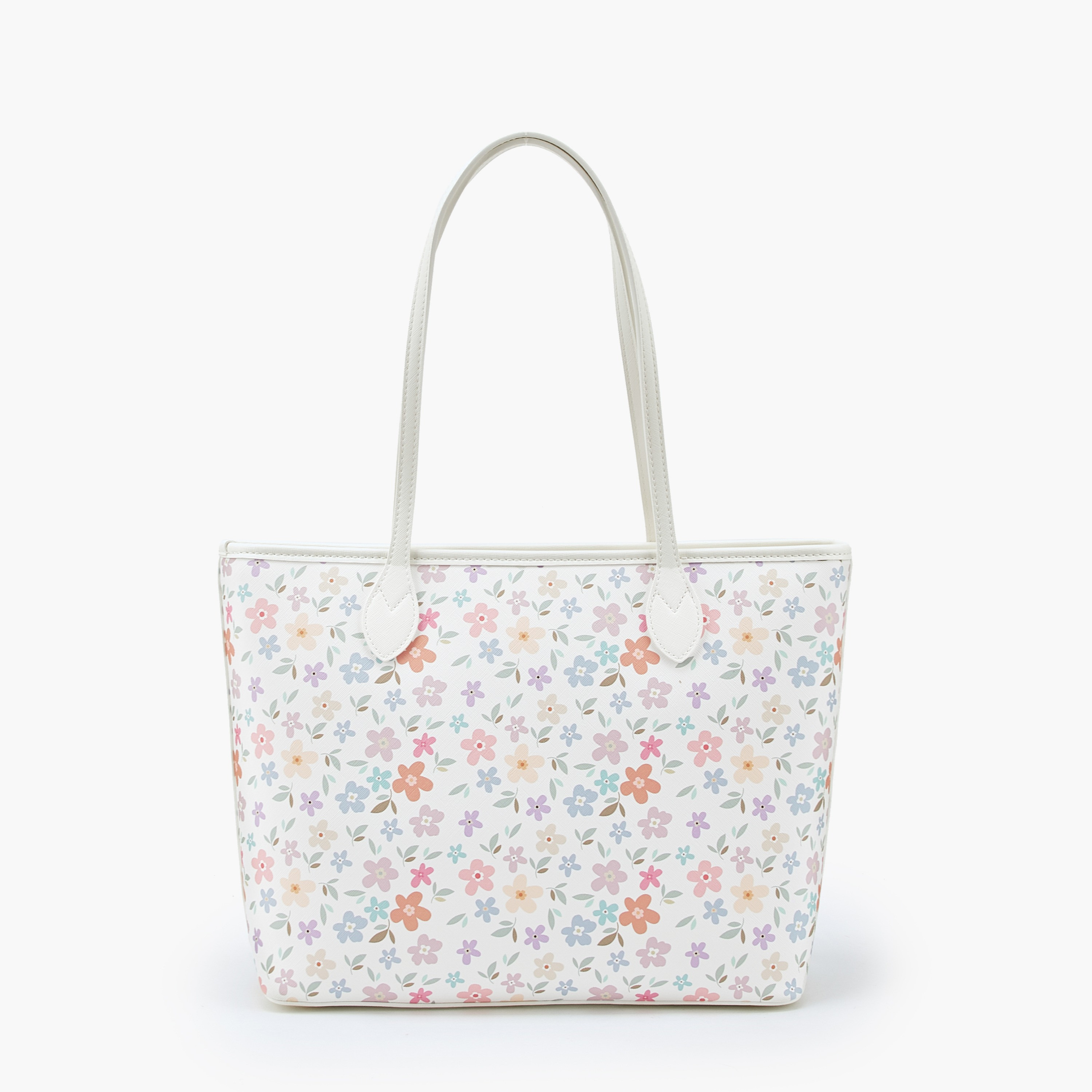 شنطة توتي بطبعات زهور ومقابض مزدوجة وسحّاب إغلاق من ميسي-women-bagsandwallets-handbags-image-5