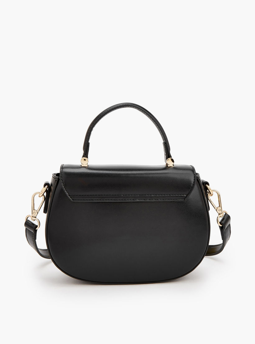 شنطة ساتشيل شمواه مخططة بزينة ميتاليك من لو كونفورت-women-bagsandwallets-handbags-image-5