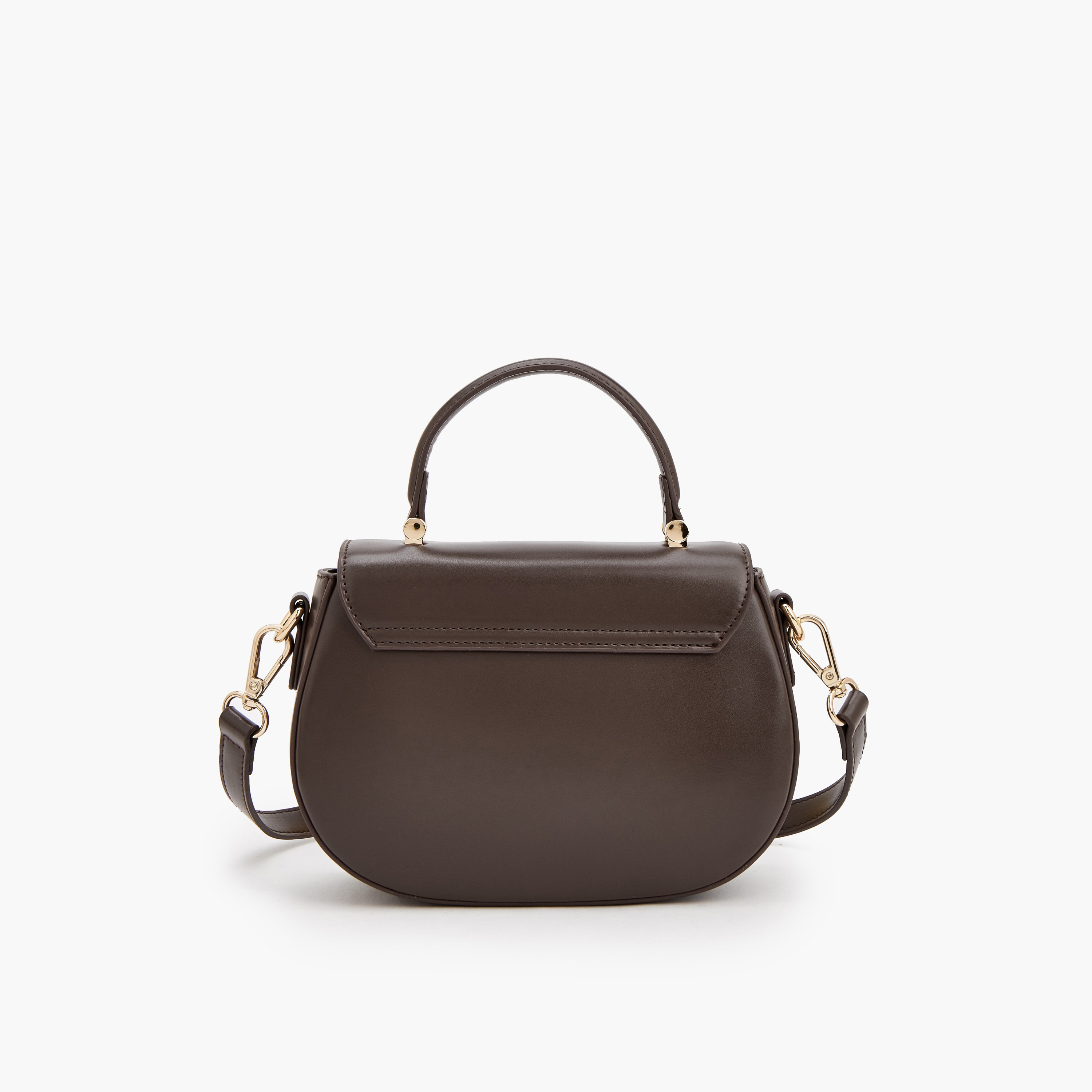 شنطة ساتشيل شمواه مخططة بزينة ميتاليك من لو كونفورت-women-bagsandwallets-handbags-image-5