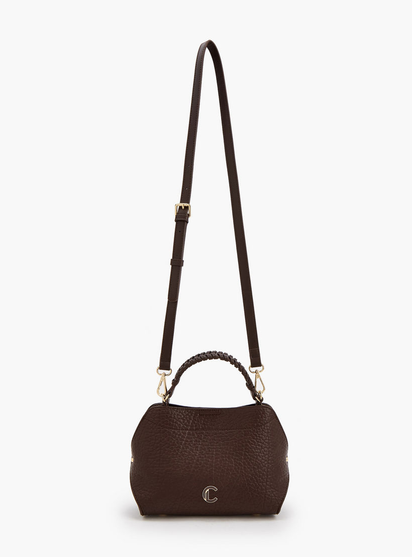 شنطة كروس بودي بارزة الملمس ومقبض علوي مضفر من لو كونفورت-women-bagsandwallets-handbags-image-4