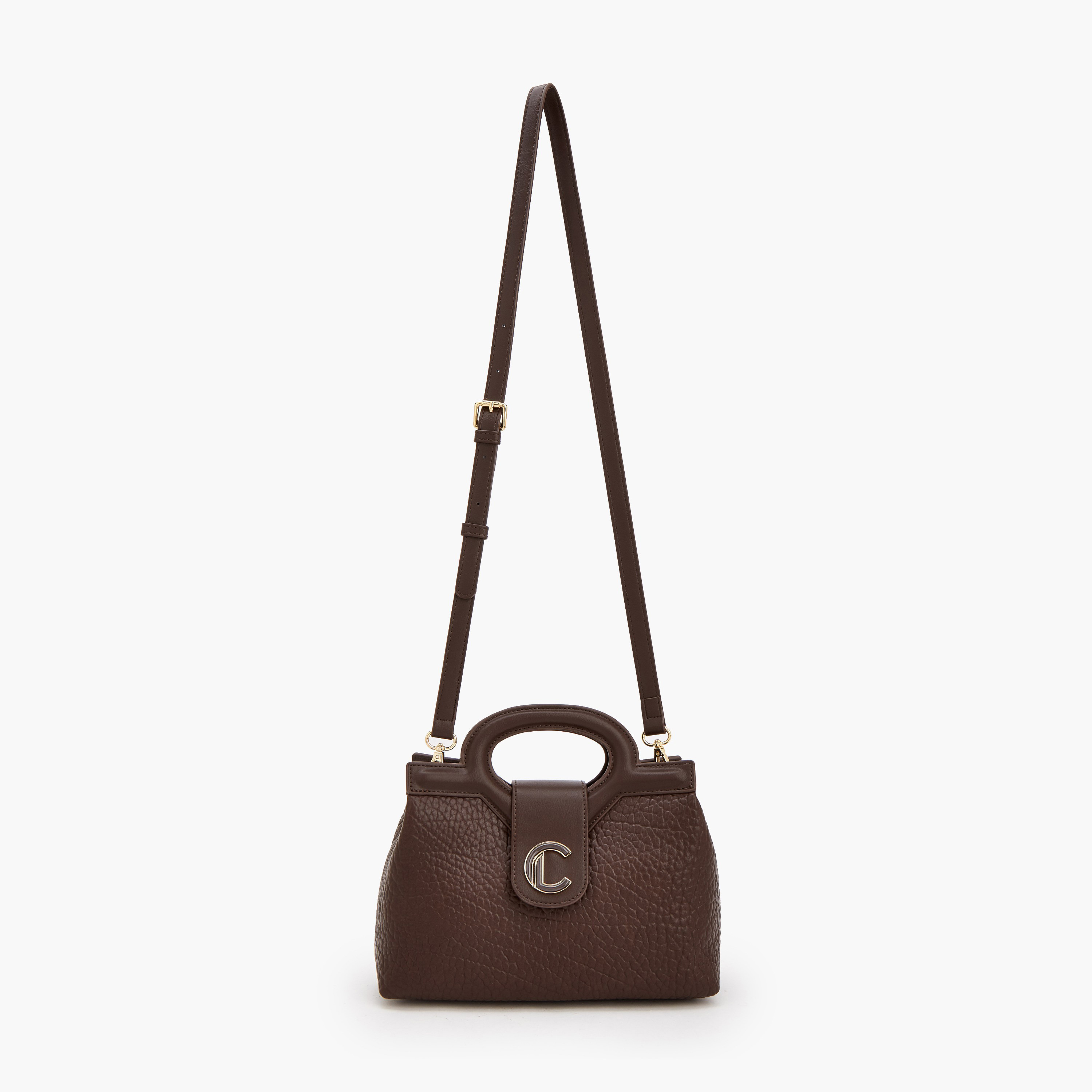 شنطة توتي بارزة الملمس بحزام قابل للفصل من سيليست-women-bagsandwallets-handbags-image-2