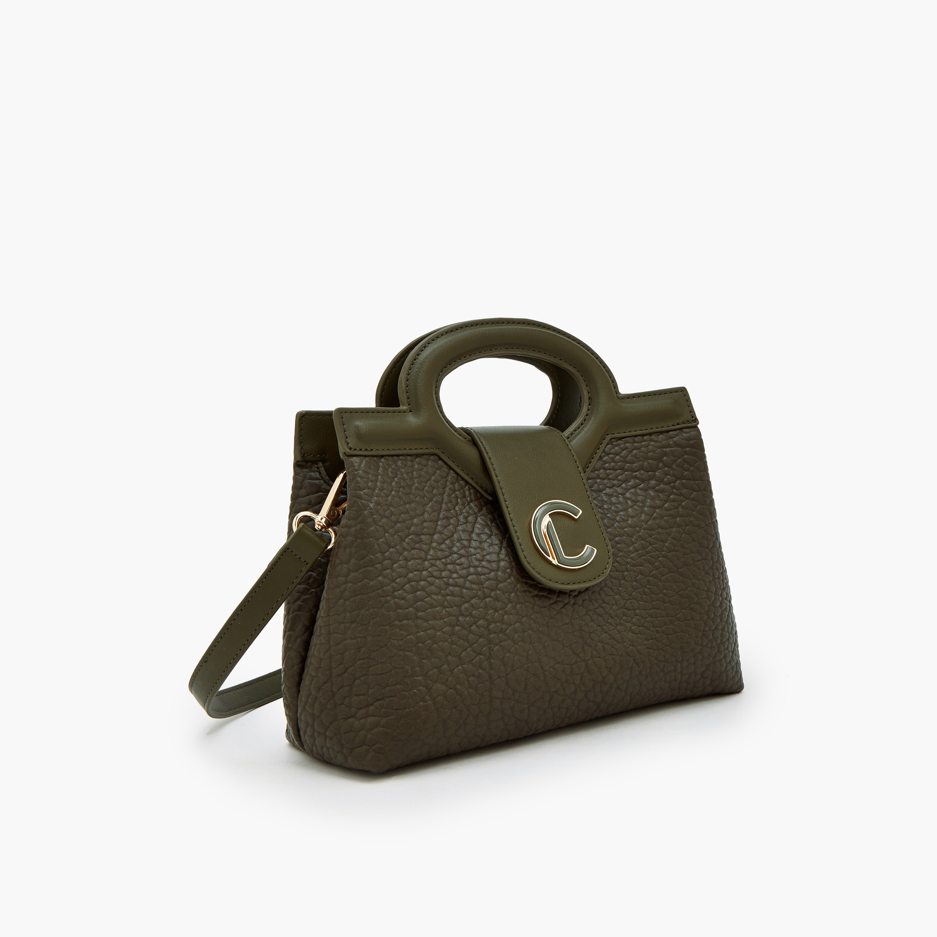 شنطة توتي بارزة الملمس بحزام قابل للفصل من سيليست-women-bagsandwallets-handbags-image-3