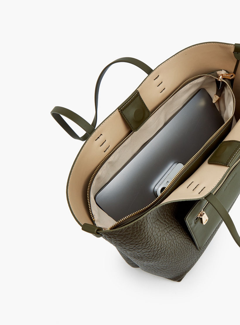 شنطة توتي بارزة الملمس مع محفظة من لو كونفورت-women-bagsandwallets-handbags-image-2