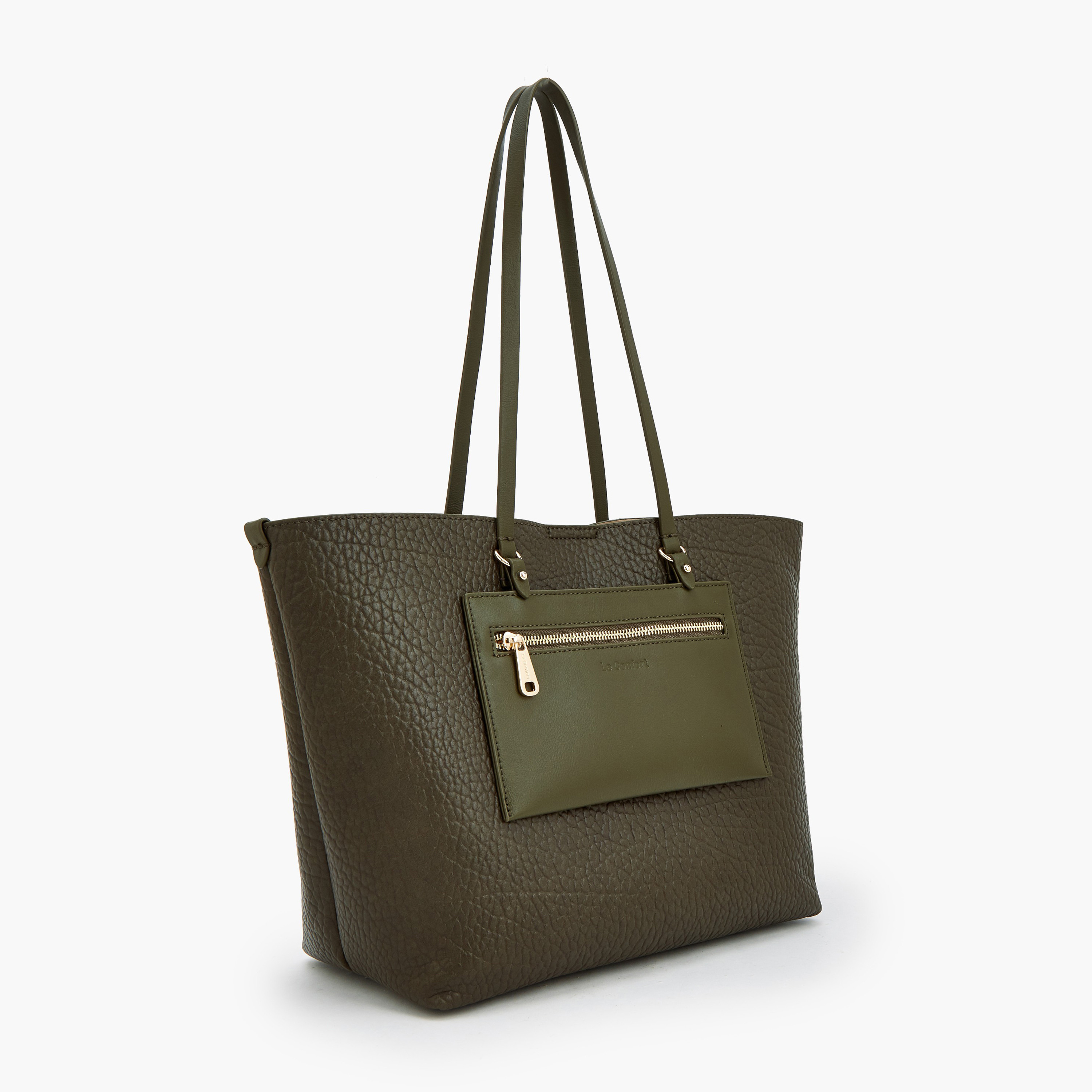 شنطة توتي بارزة الملمس مع محفظة من لو كونفورت-women-bagsandwallets-handbags-image-3