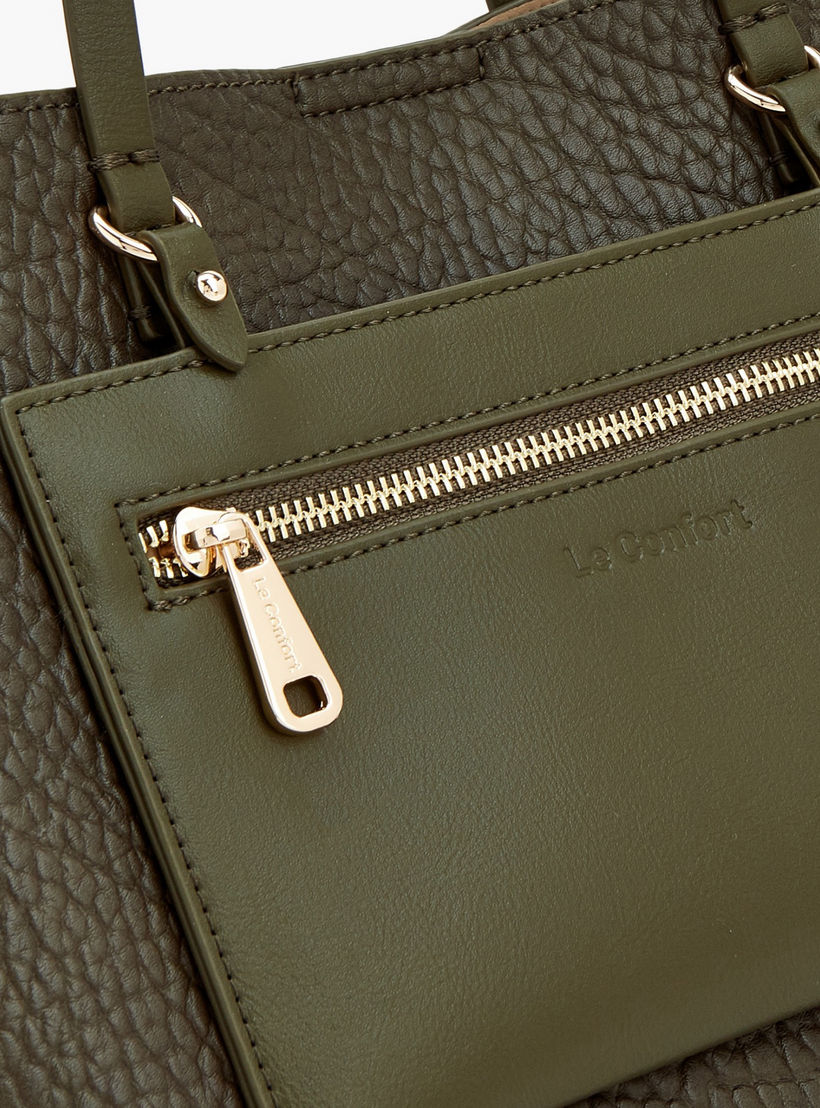 شنطة توتي بارزة الملمس مع محفظة من لو كونفورت-women-bagsandwallets-handbags-image-4