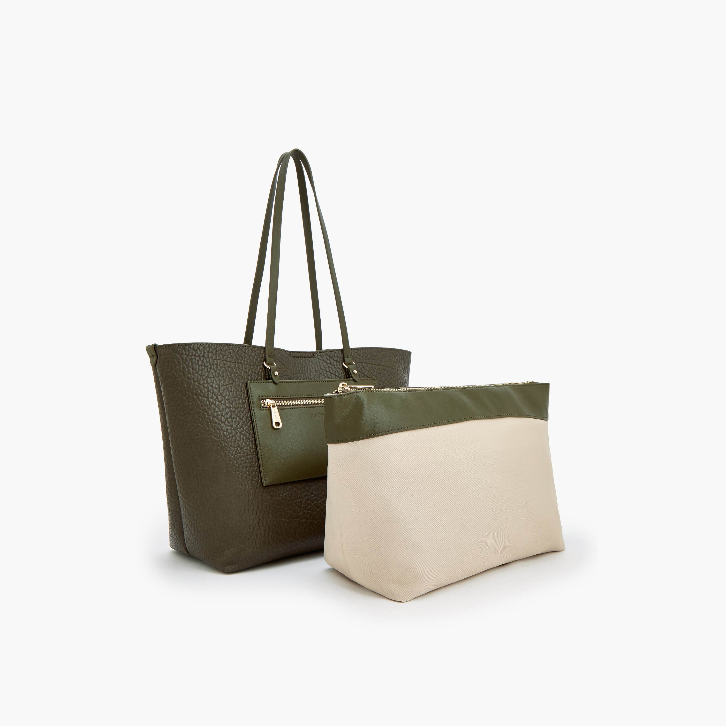 شنطة توتي بارزة الملمس مع محفظة من لو كونفورت-women-bagsandwallets-handbags-image-7