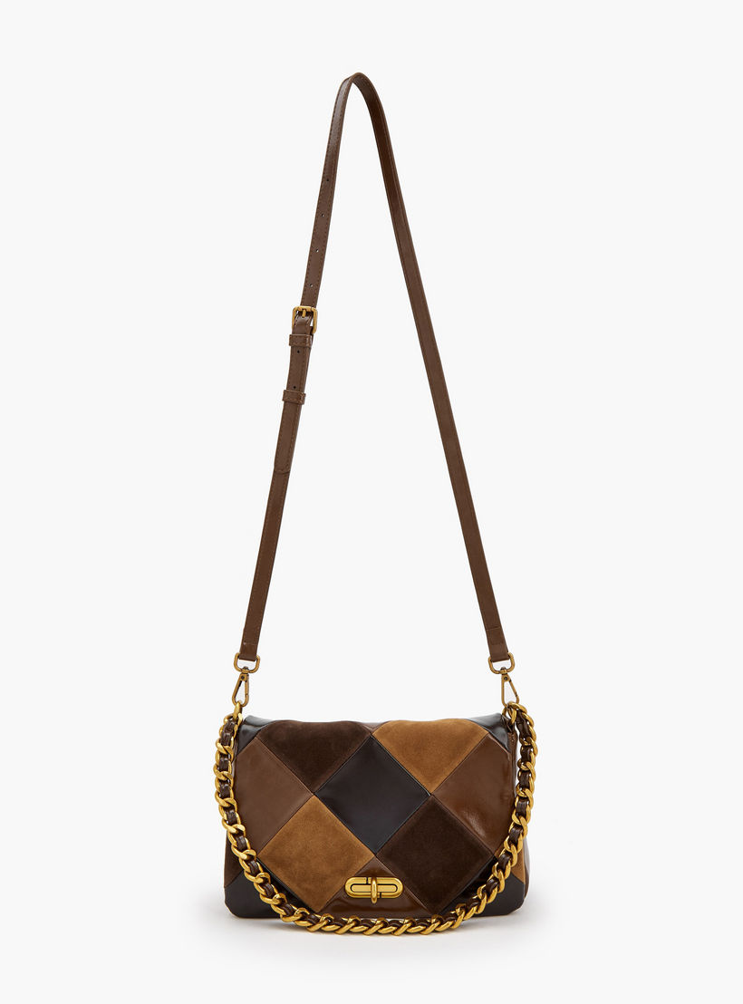 شنطة كروس بودي بتصميم قوالب ملونة وحزام كتف قابل للفصل من سيليست-women-bagsandwallets-handbags-image-2