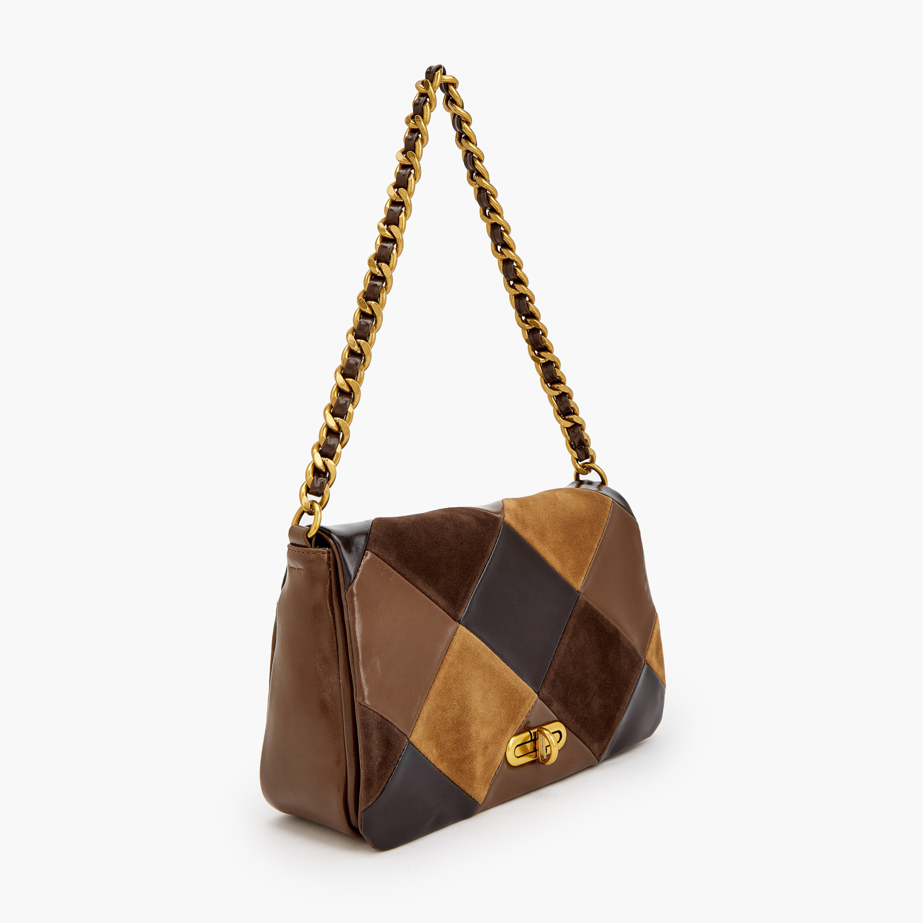 شنطة كروس بودي بتصميم قوالب ملونة وحزام كتف قابل للفصل من سيليست-women-bagsandwallets-handbags-image-3