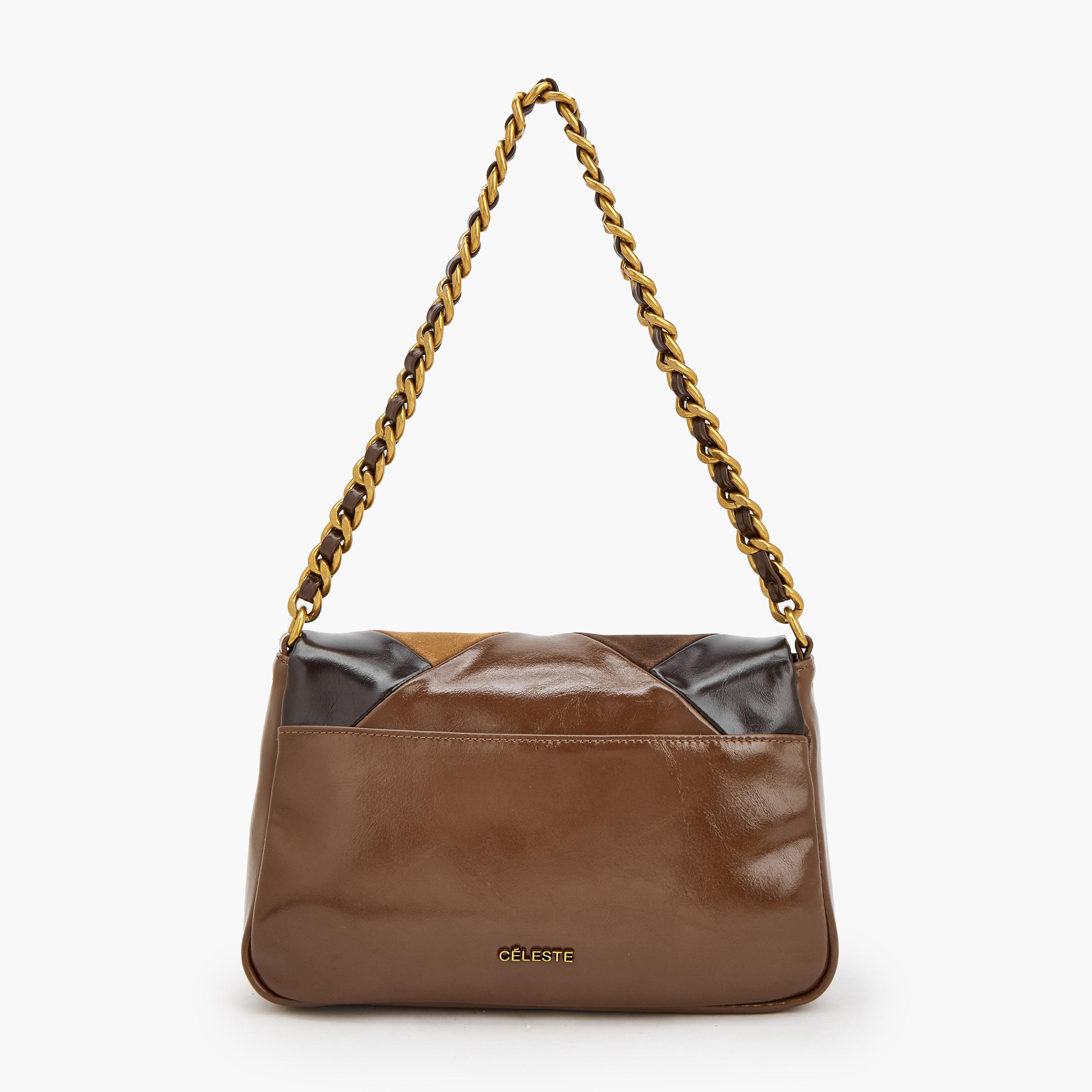 شنطة كروس بودي بتصميم قوالب ملونة وحزام كتف قابل للفصل من سيليست-women-bagsandwallets-handbags-image-4