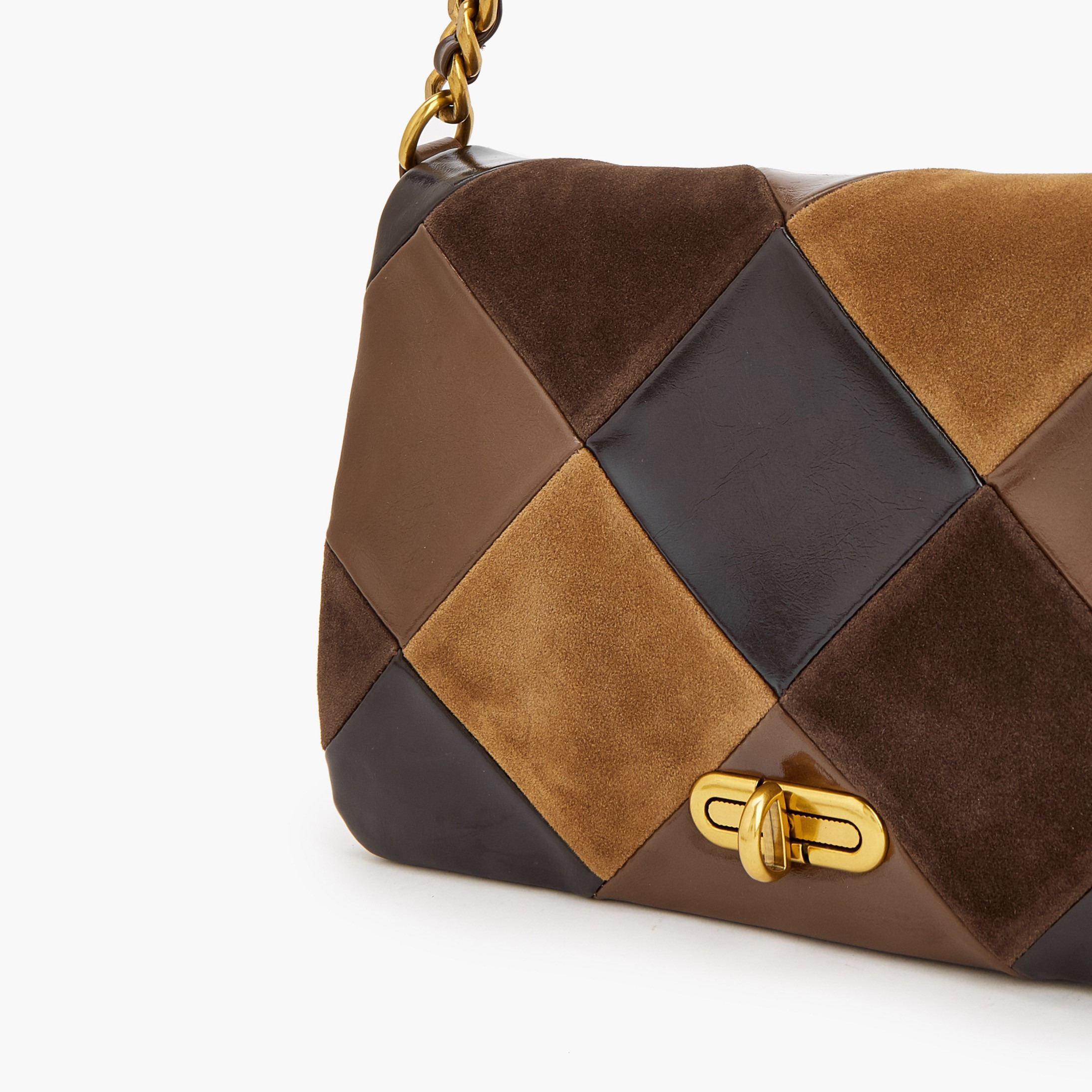 شنطة كروس بودي بتصميم قوالب ملونة وحزام كتف قابل للفصل من سيليست-women-bagsandwallets-handbags-image-5
