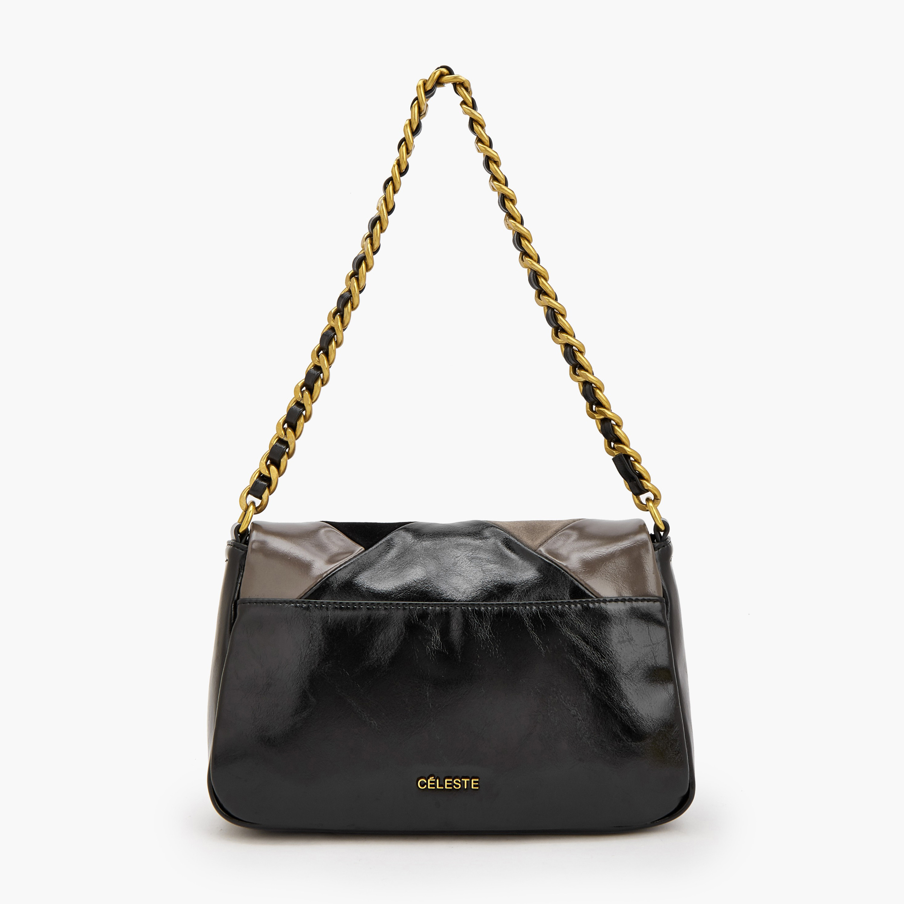 شنطة كروس بودي بتصميم قوالب ملونة وحزام كتف قابل للفصل من سيليست-women-bagsandwallets-handbags-image-4