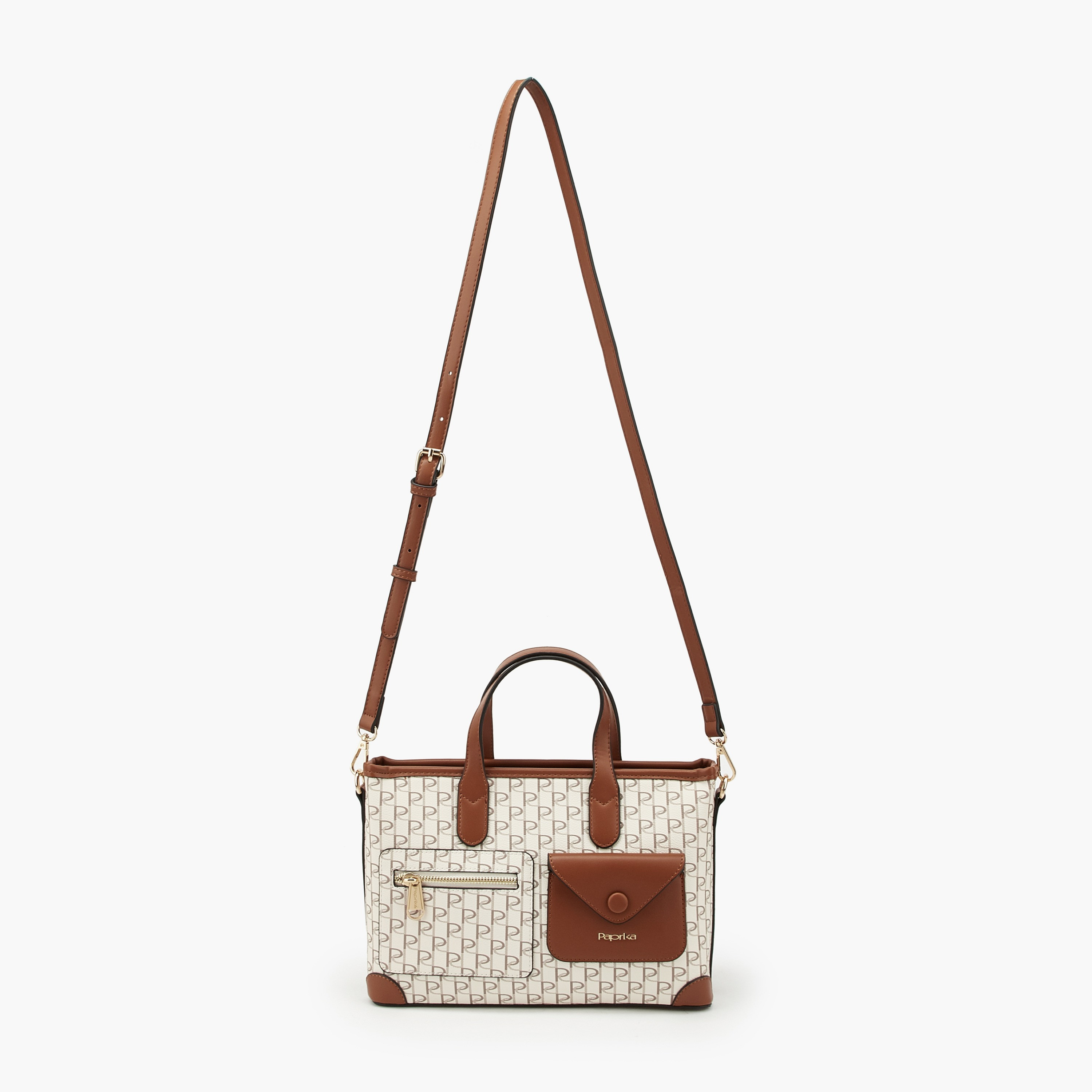 شنطة توت بجيوب أمامية وطبعات من بابريكا-women-bagsandwallets-handbags-image-3
