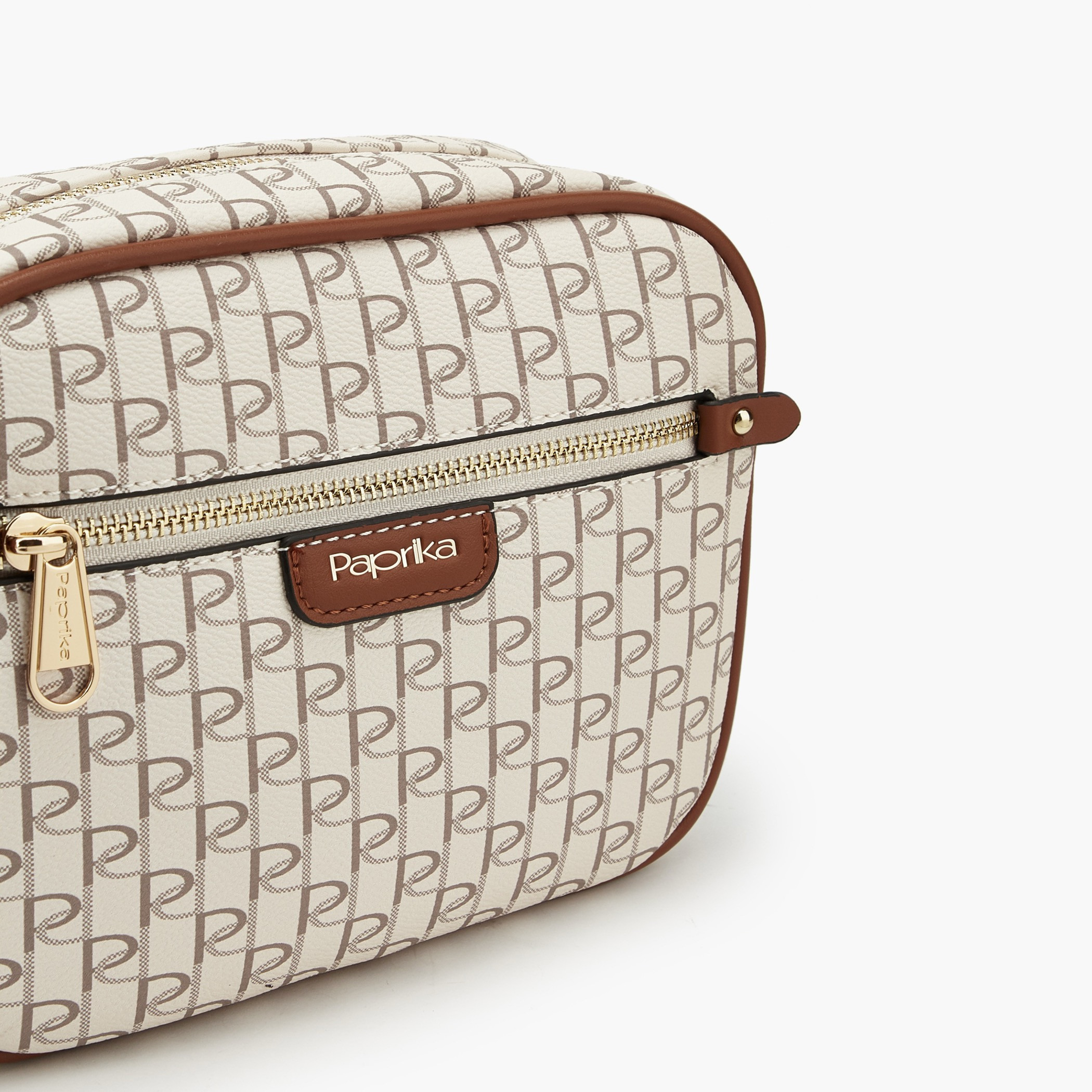 Paprika Monogram Crossbody Bag with Adjustable Strap-women-bagsandwallets-handbags-image-5