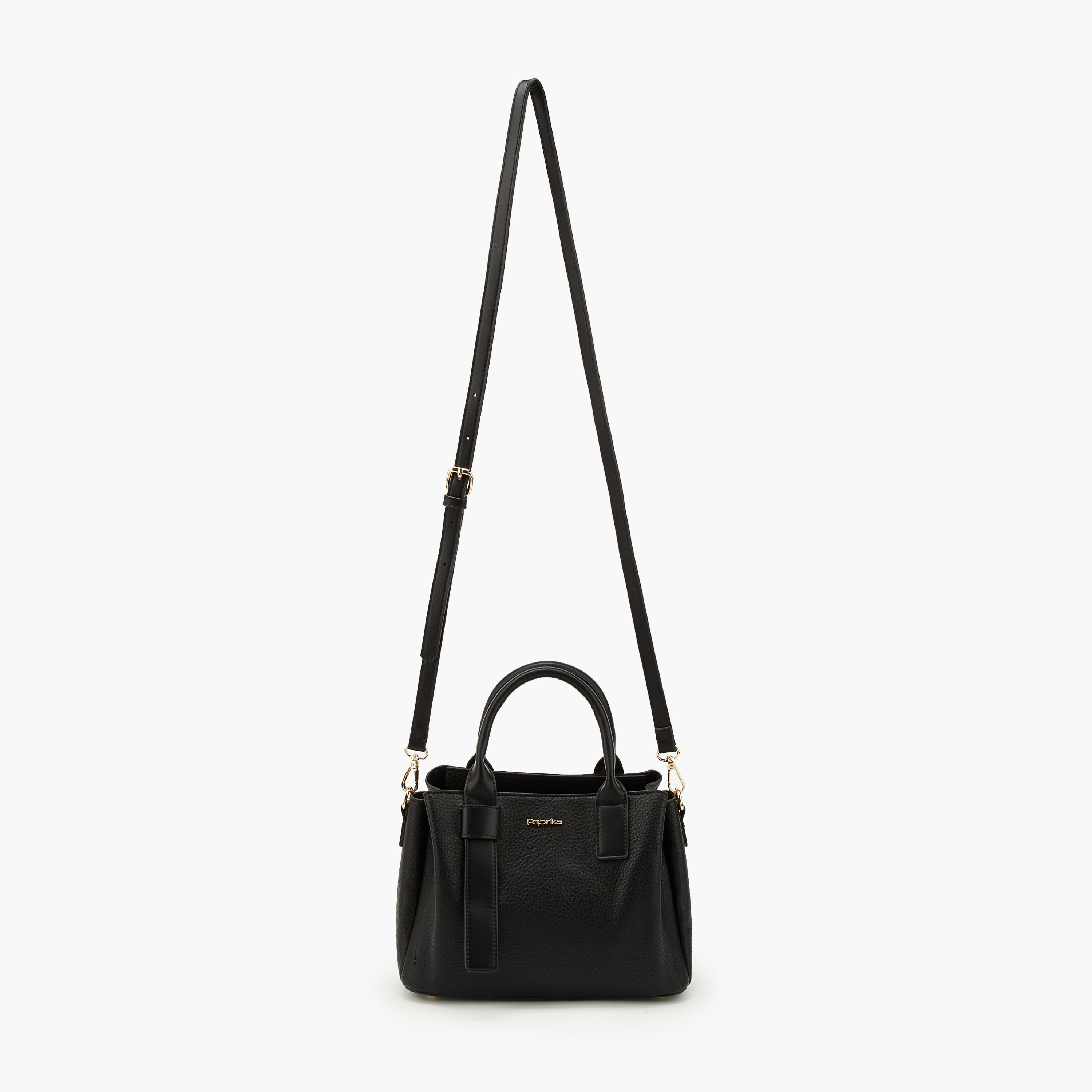 Paprika Textured Tote Bag with Detachable Strap-women-bagsandwallets-handbags-image-3