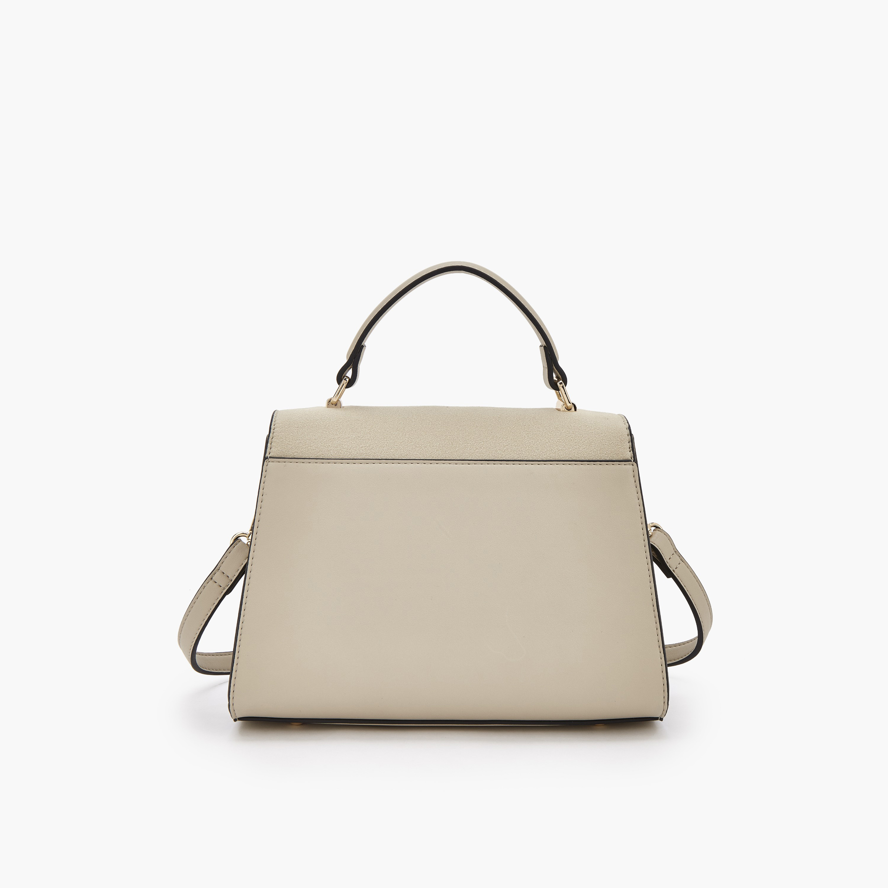 Celeste Textured Satchel Bag with Twist Lock Closure-women-bagsandwallets-handbags-image-5