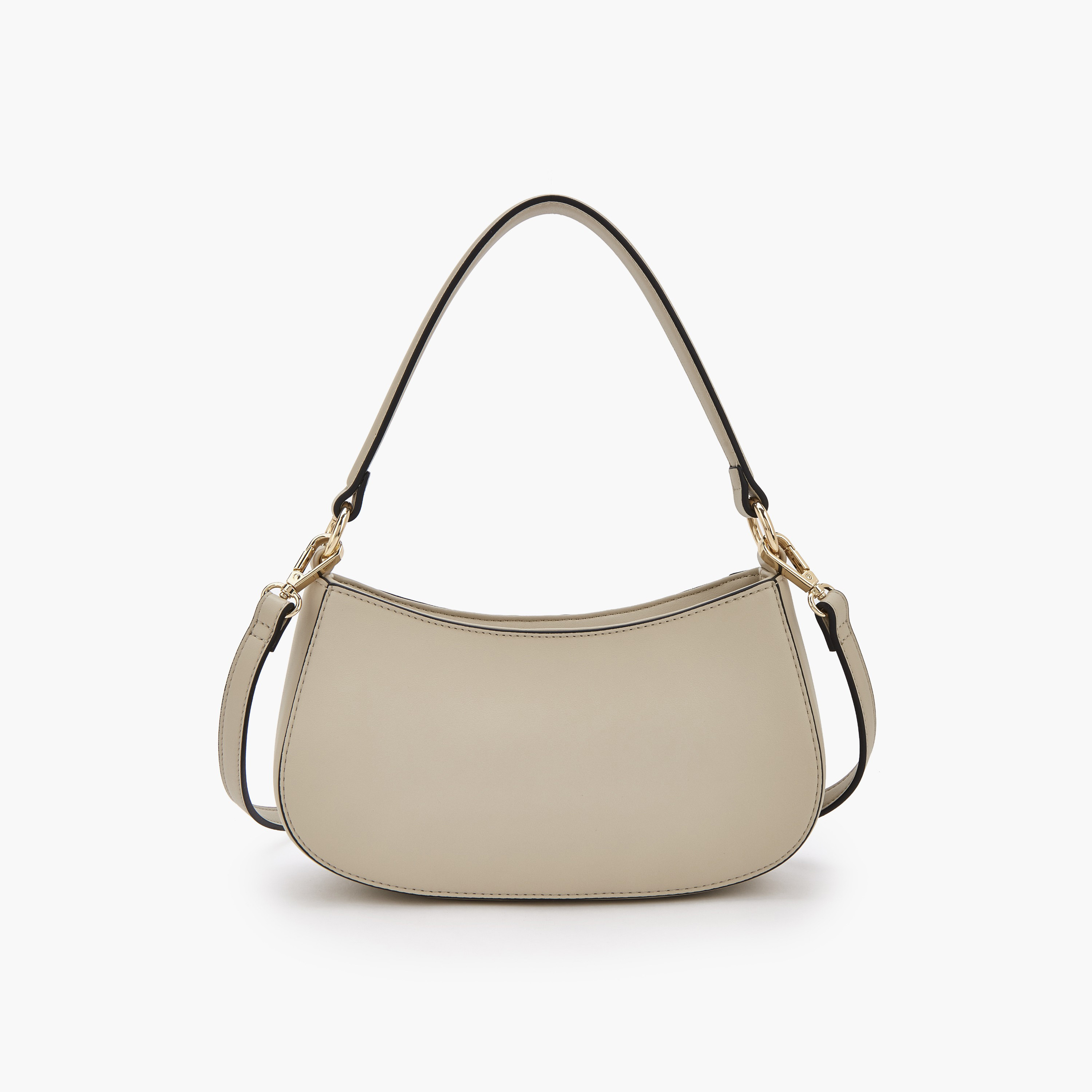 شنطة كتف بسحاب إغلاق ونقوش مونوجرام من سيليست-women-bagsandwallets-handbags-image-4