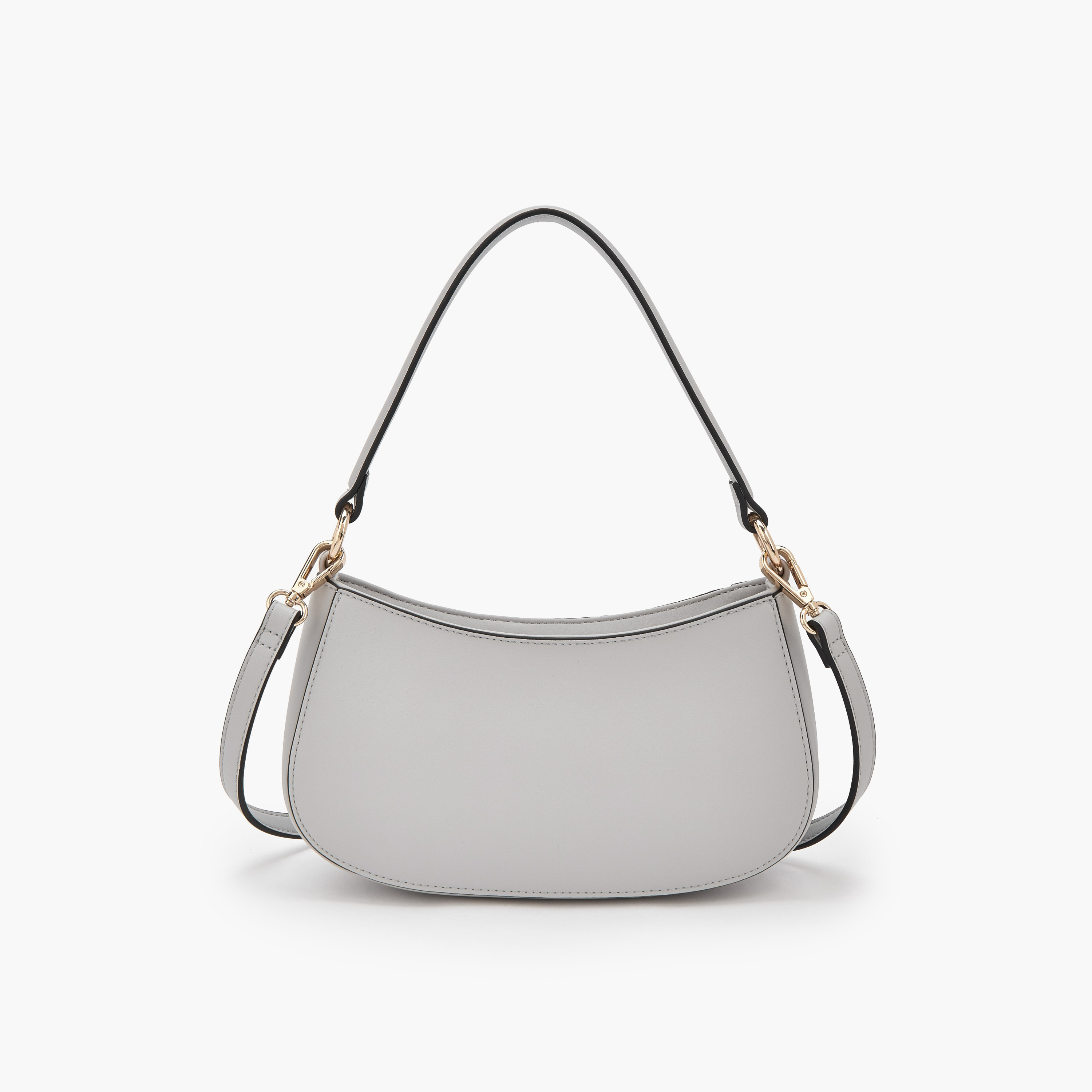 شنطة كتف بسحاب إغلاق ونقوش مونوجرام من سيليست-women-bagsandwallets-handbags-image-4