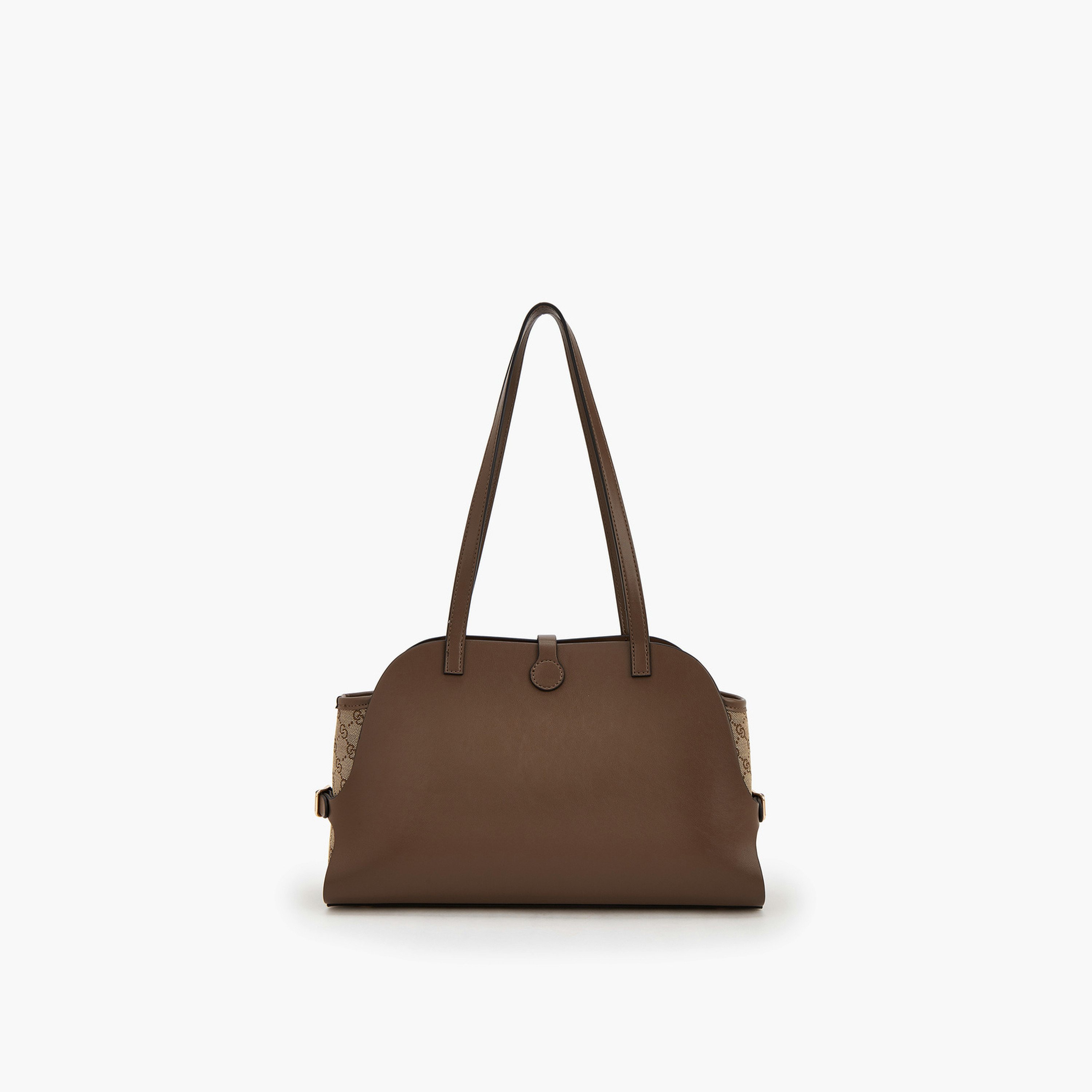 Celeste Monogram Textured Shoulder Bag with Double Handle-women-bagsandwallets-handbags-image-2