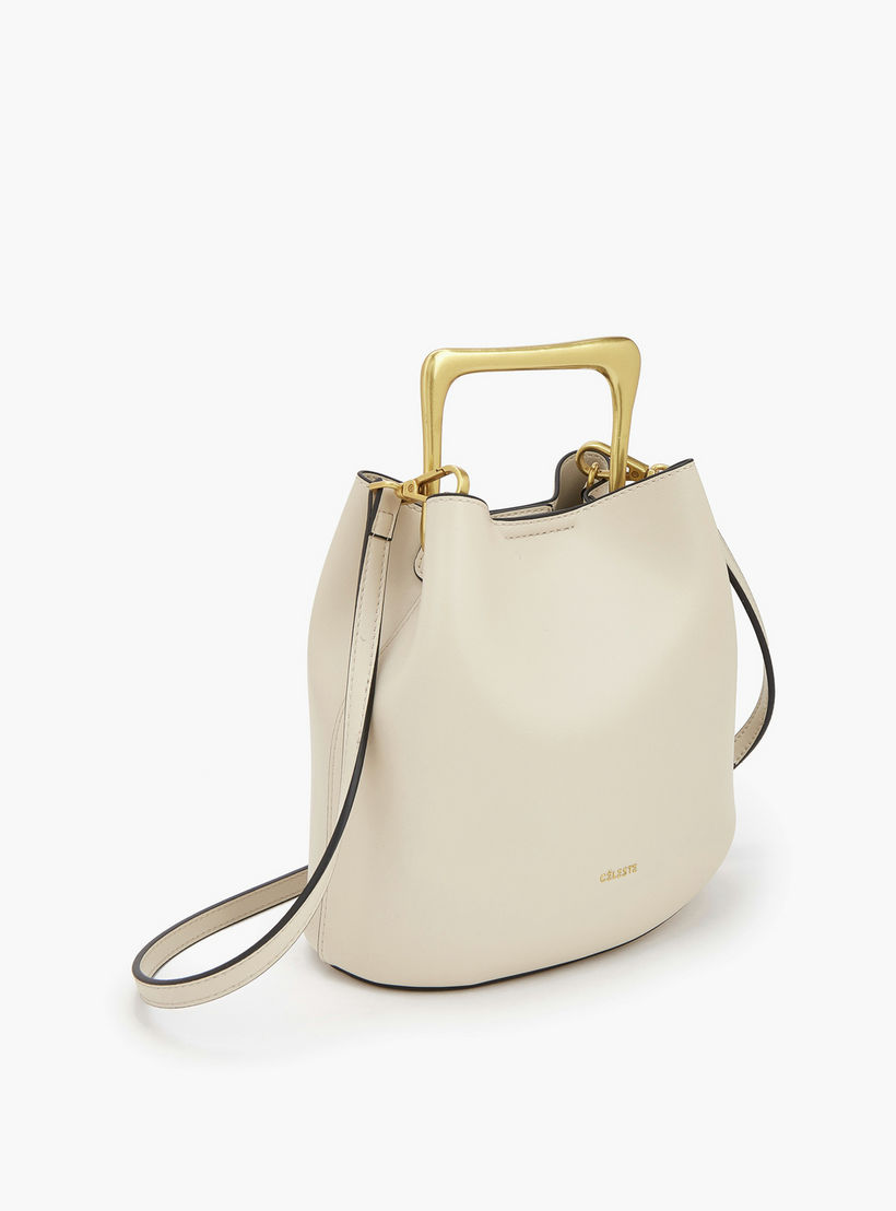 شنطة كروسبودي بمقبض ميتاليك مع شنطة صغيرة من سيليست-women-bagsandwallets-handbags-image-3