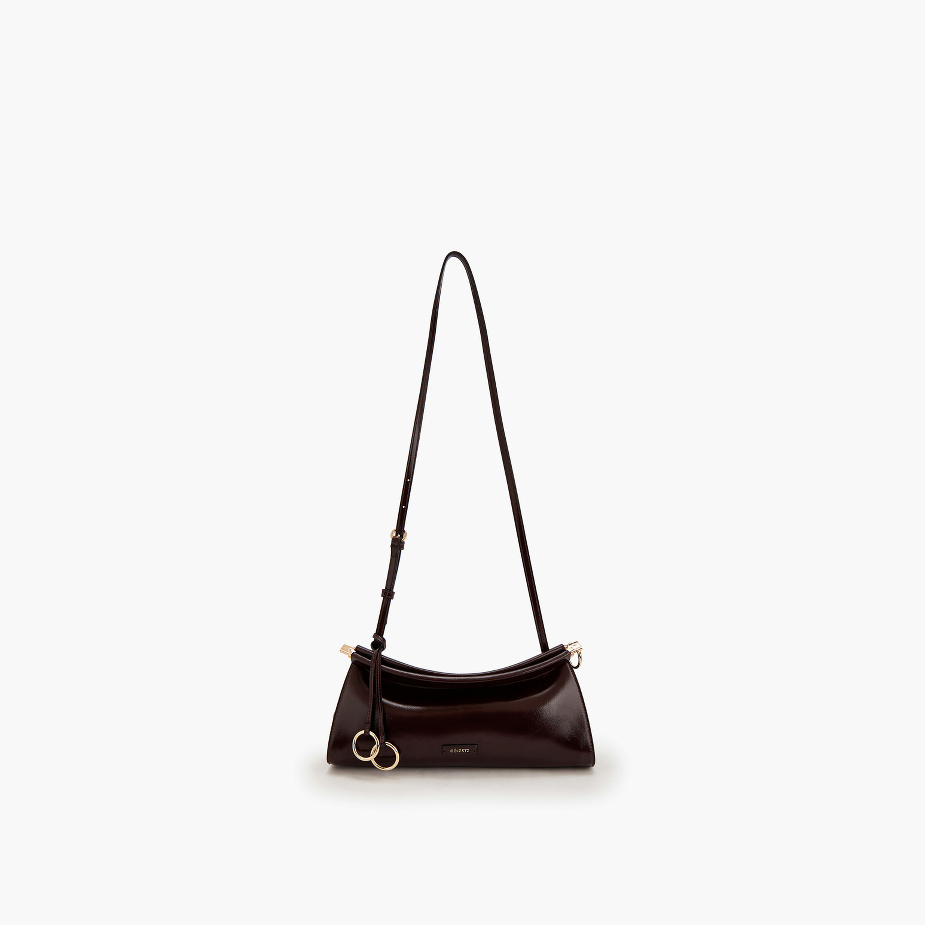 Celeste Solid Crossbody Bag with Metallic Accent-women-bagsandwallets-handbags-image-1