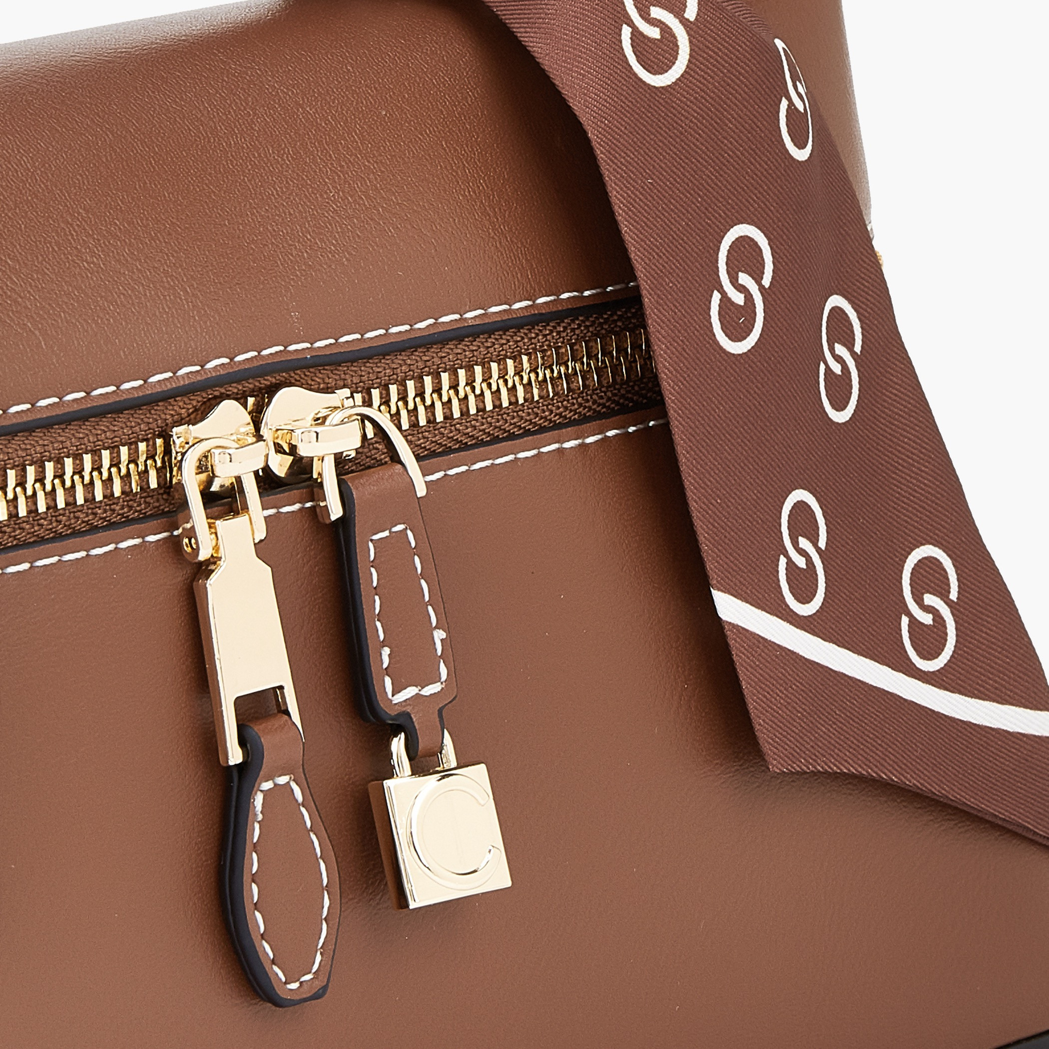 Celeste Solid Crossbody Bag with Scarf Detail-women-bagsandwallets-handbags-image-4