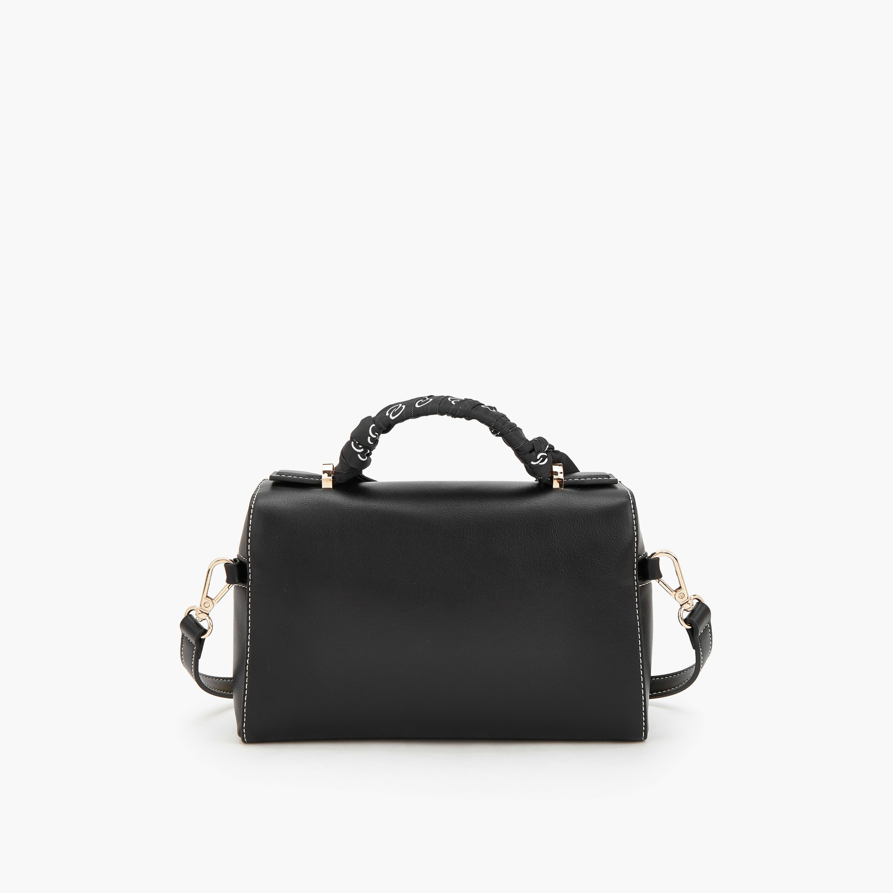 Celeste Solid Crossbody Bag with Scarf Detail-women-bagsandwallets-handbags-image-5