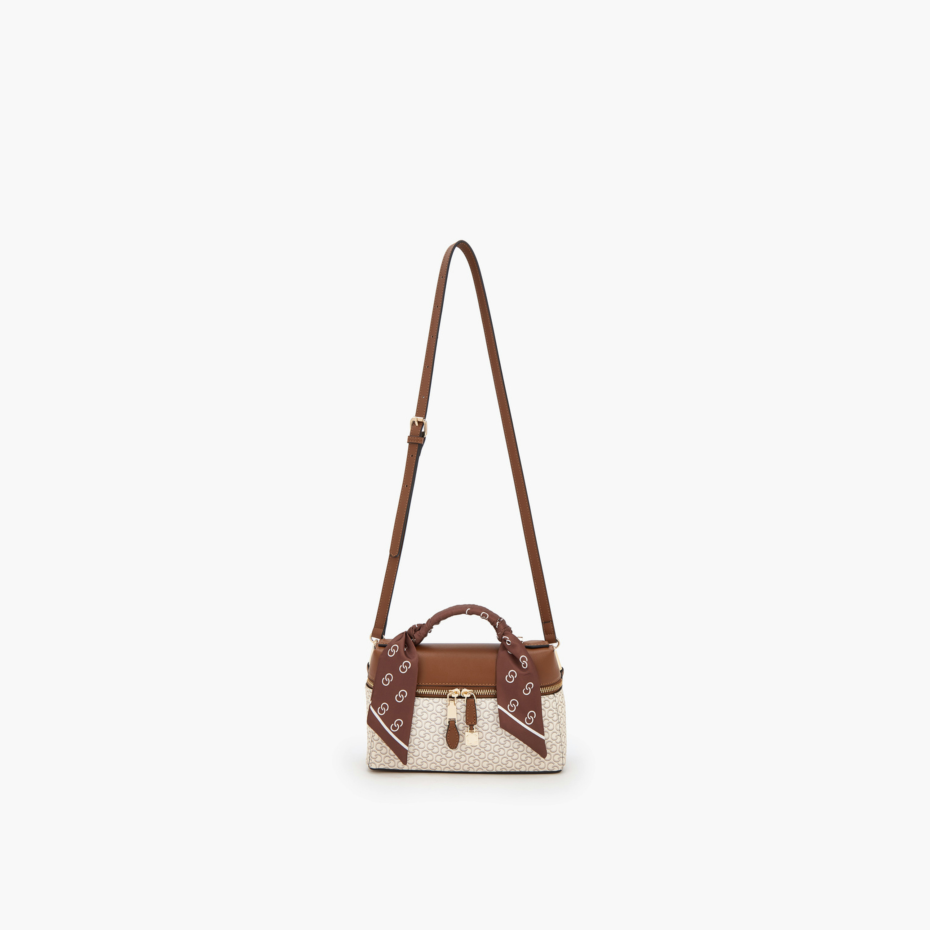 Celeste Monogram Print Crossbody Bag with Scarf Accent-women-bagsandwallets-handbags-image-2