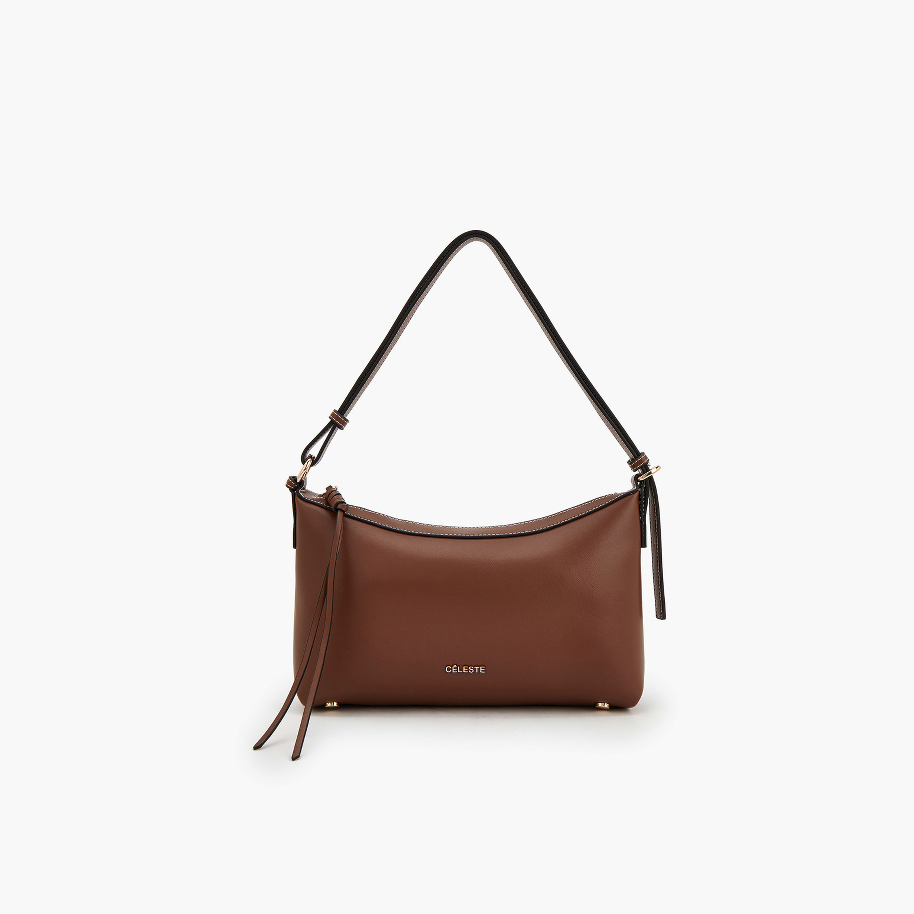 Celeste Solid Shoulder Bag with Adjustable Strap-women-bagsandwallets-handbags-image-1