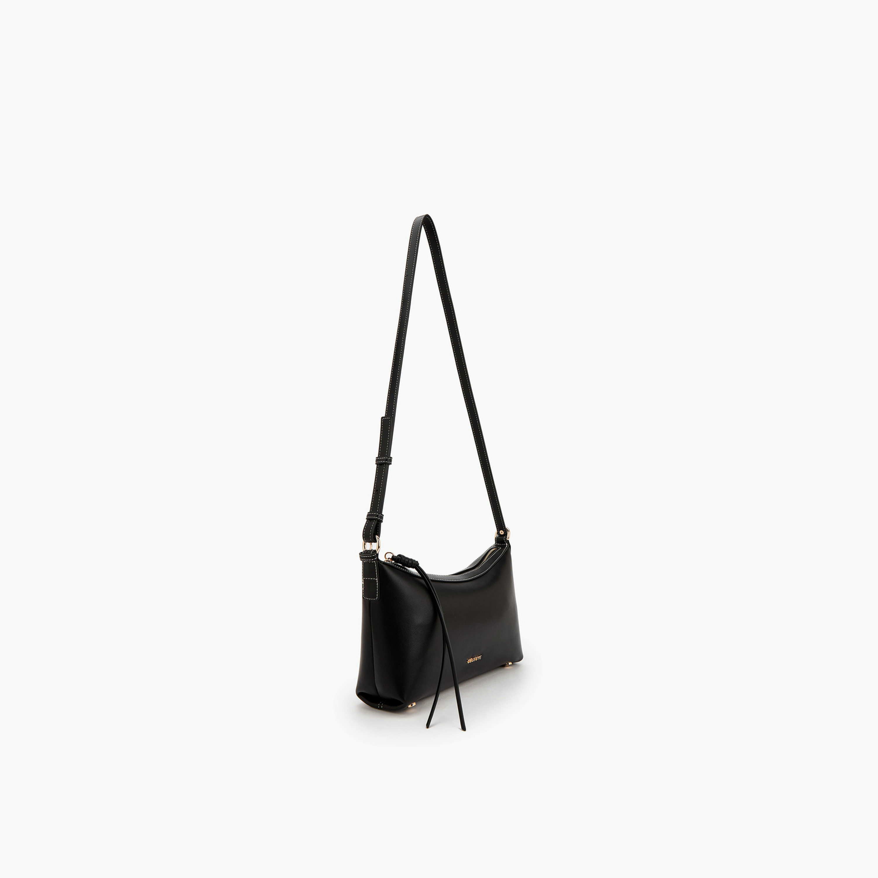 شنطة كتف سادة بحزام قابل للتعديل من سيليست-women-bagsandwallets-handbags-image-2