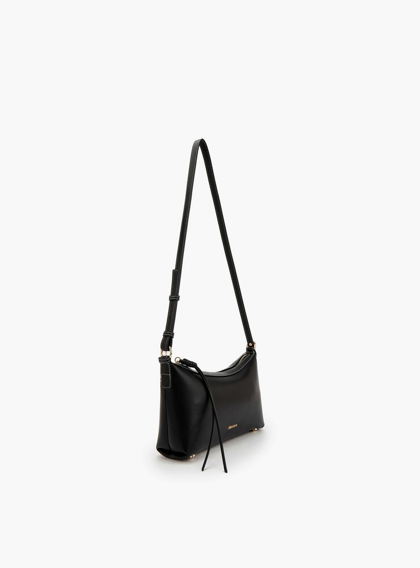 شنطة كتف سادة بحزام قابل للتعديل من سيليست-women-bagsandwallets-handbags-image-2