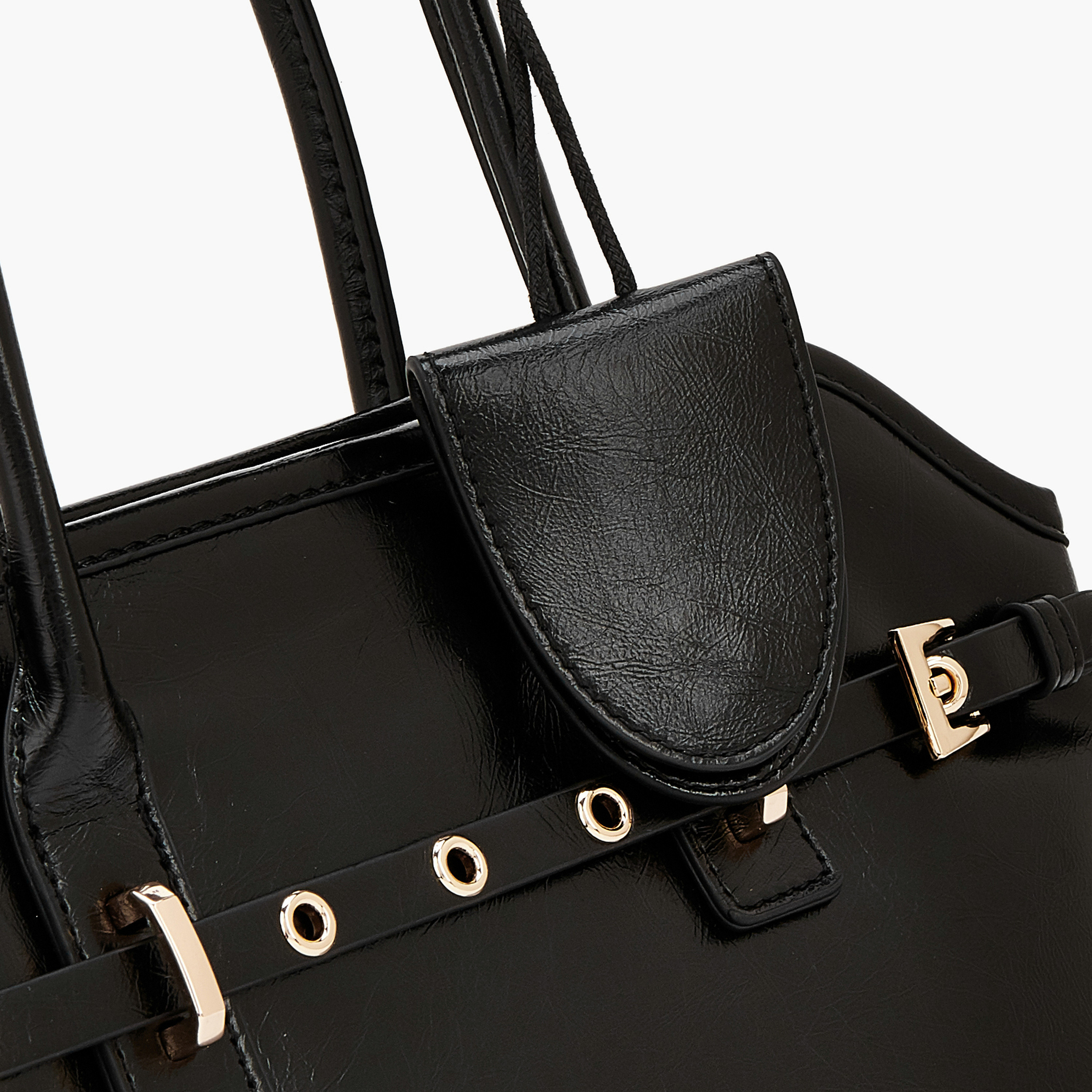 Celeste Textured Shoulder Bag with Double Handle-women-bagsandwallets-handbags-image-4