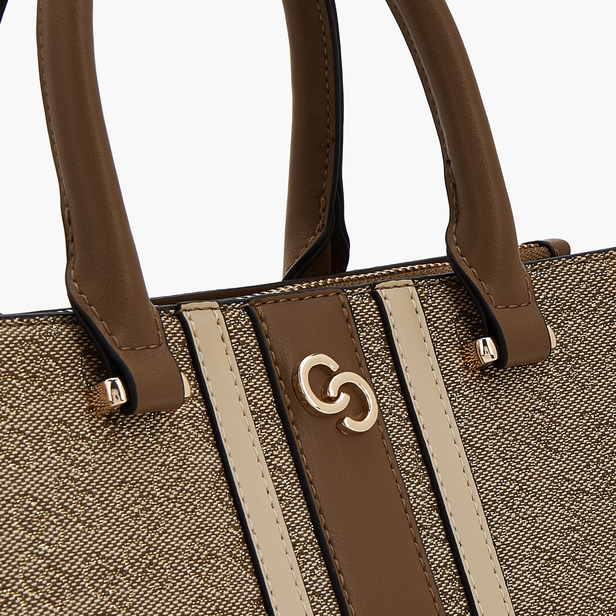 شنطة توتي جاكار بحزام قابل للفصل ونقوش مونوجرام من سيليست-women-bagsandwallets-handbags-image-3