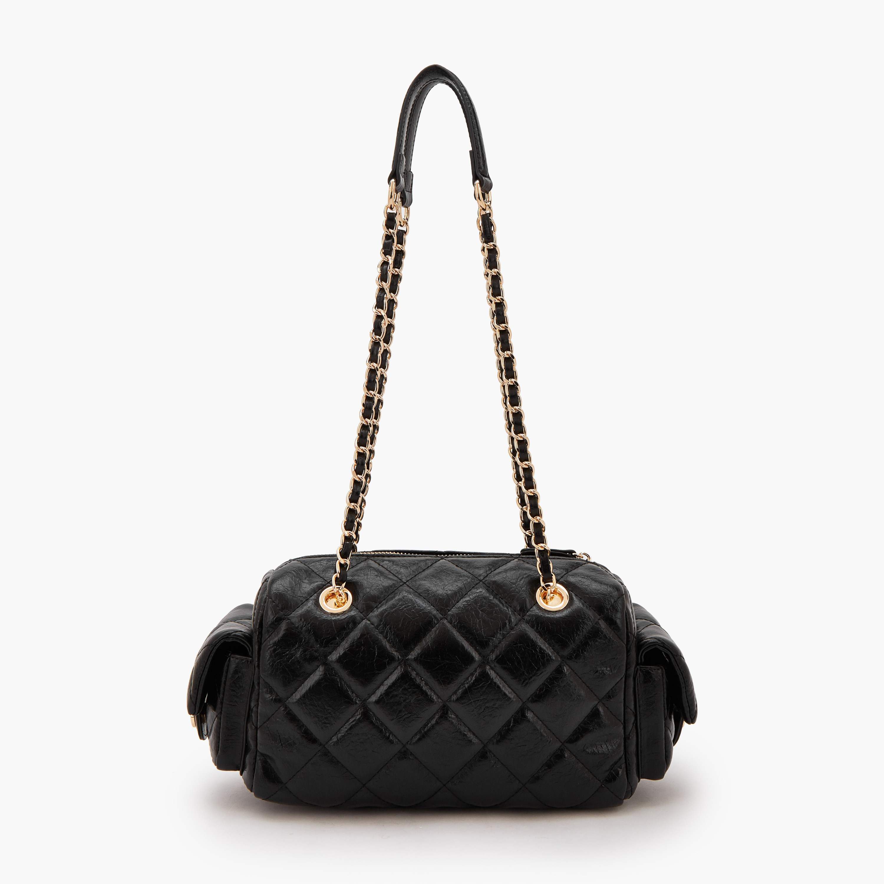 Celeste Quilted Shoulder Bag with Double Handle-women-bagsandwallets-handbags-image-4
